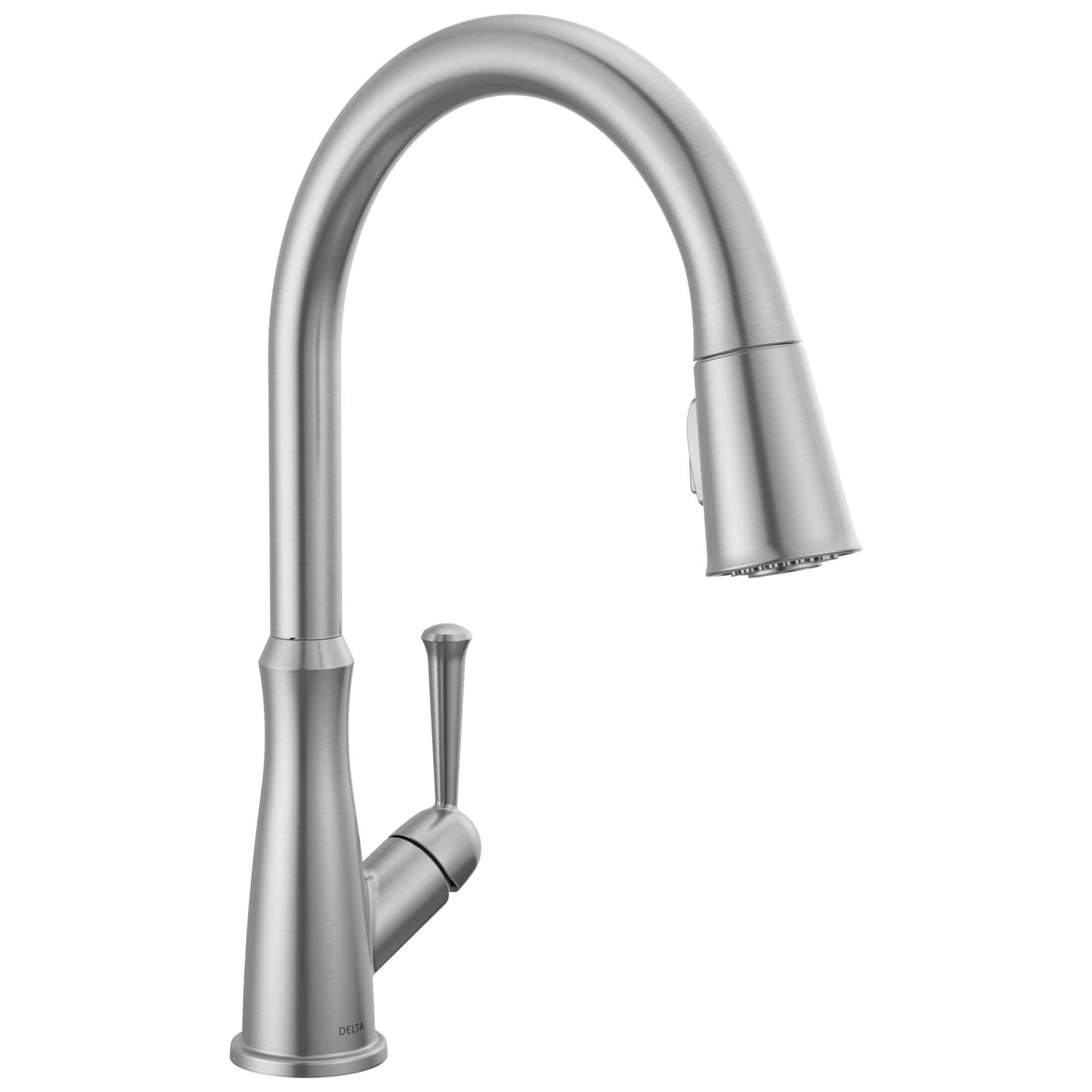 Delta Faucet Westville Brushed Nickel Kitchen Faucet with Pull Down Sprayer - Magnetic Docking Spray Head, Arctic Stainless 9110-AR-DST - Perfect for Modern Kitchens and Easy Dishwashing