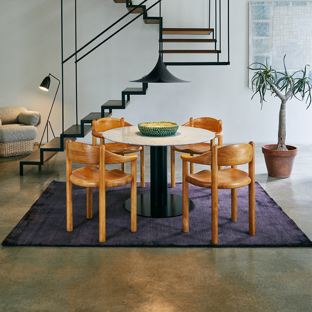 Daumiller Dining Armchair - Modern Wooden Dining Chair for Kitchen, Restaurant & Home Decor | Comfortable Seating for Dining Room & Office