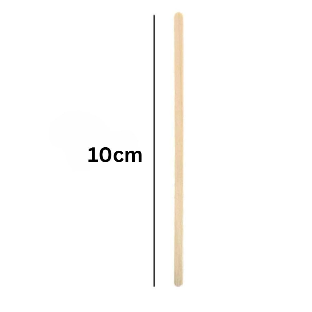 Eco-Friendly Wooden Coffee Stirrers - 450 Pcs Disposable Stir Sticks for Hot Beverages (110mm) | Perfect for Coffee Shops, Offices, and Home Use