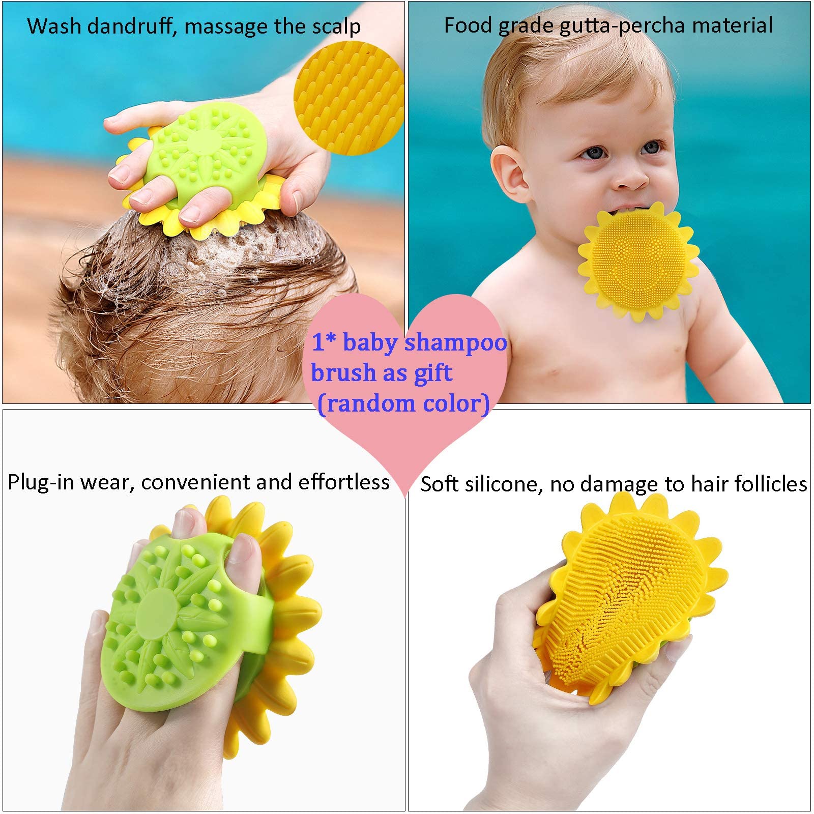 Mambobaby Baby Pool Float with Canopy & Tail - Non-Inflatable Solid Baby Swim Float, Soft Waterproof & Skin-Friendly Material for Infants - Perfect for Swimming, Beach, and Backyard Water Play