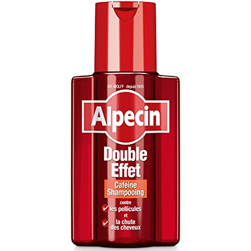 Alpecin Double Effect Caffeine Shampoo for Men - 200ml Bottle for Hair Growth & Dandruff Control - Fast Shipping from USA - Perfect for Daily Use & Thinning Hair Care