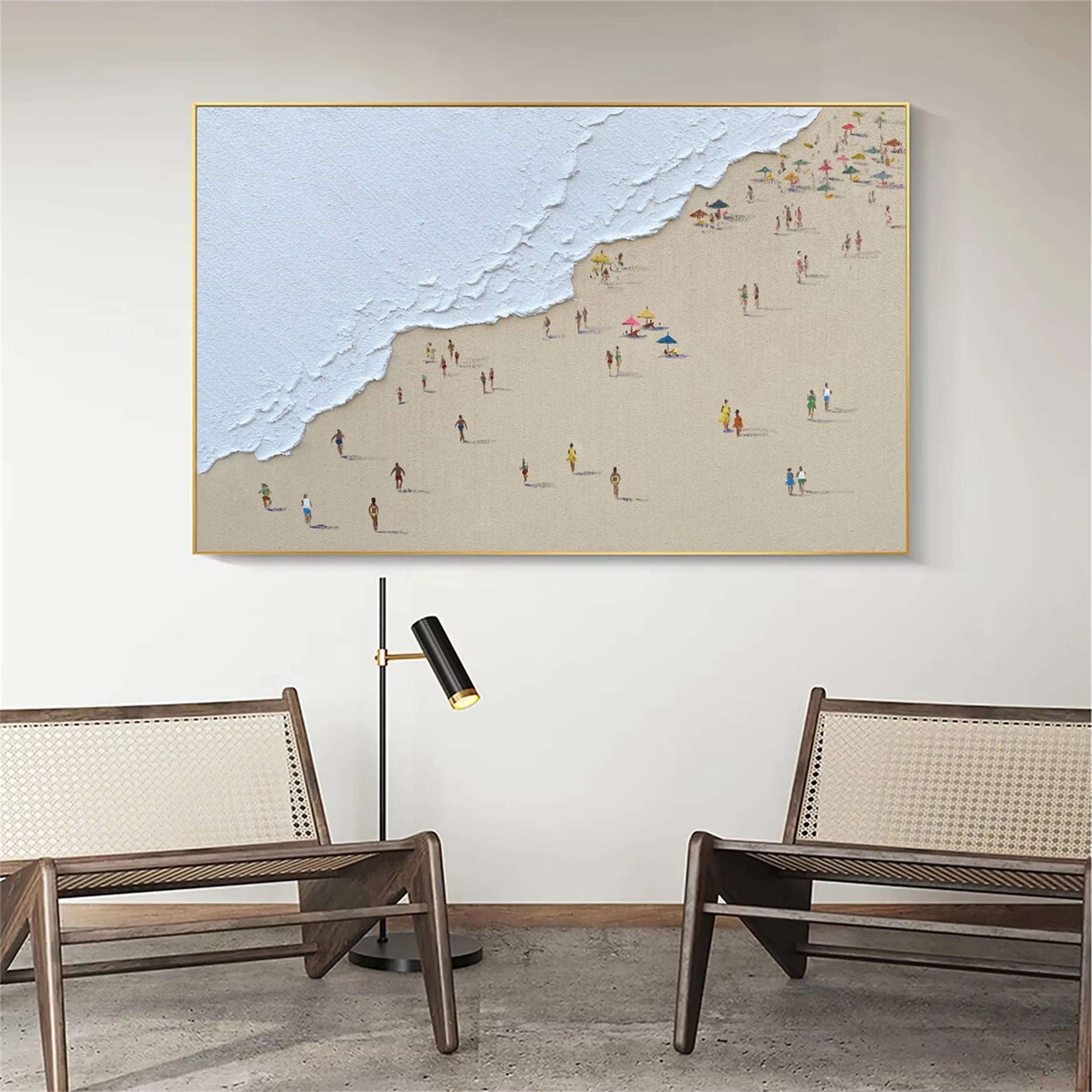 Ocean and Sky Painting #OS128 - Stunning Wall Art for Home & Office Decor - Perfect for Living Room, Bedroom, or Office Space