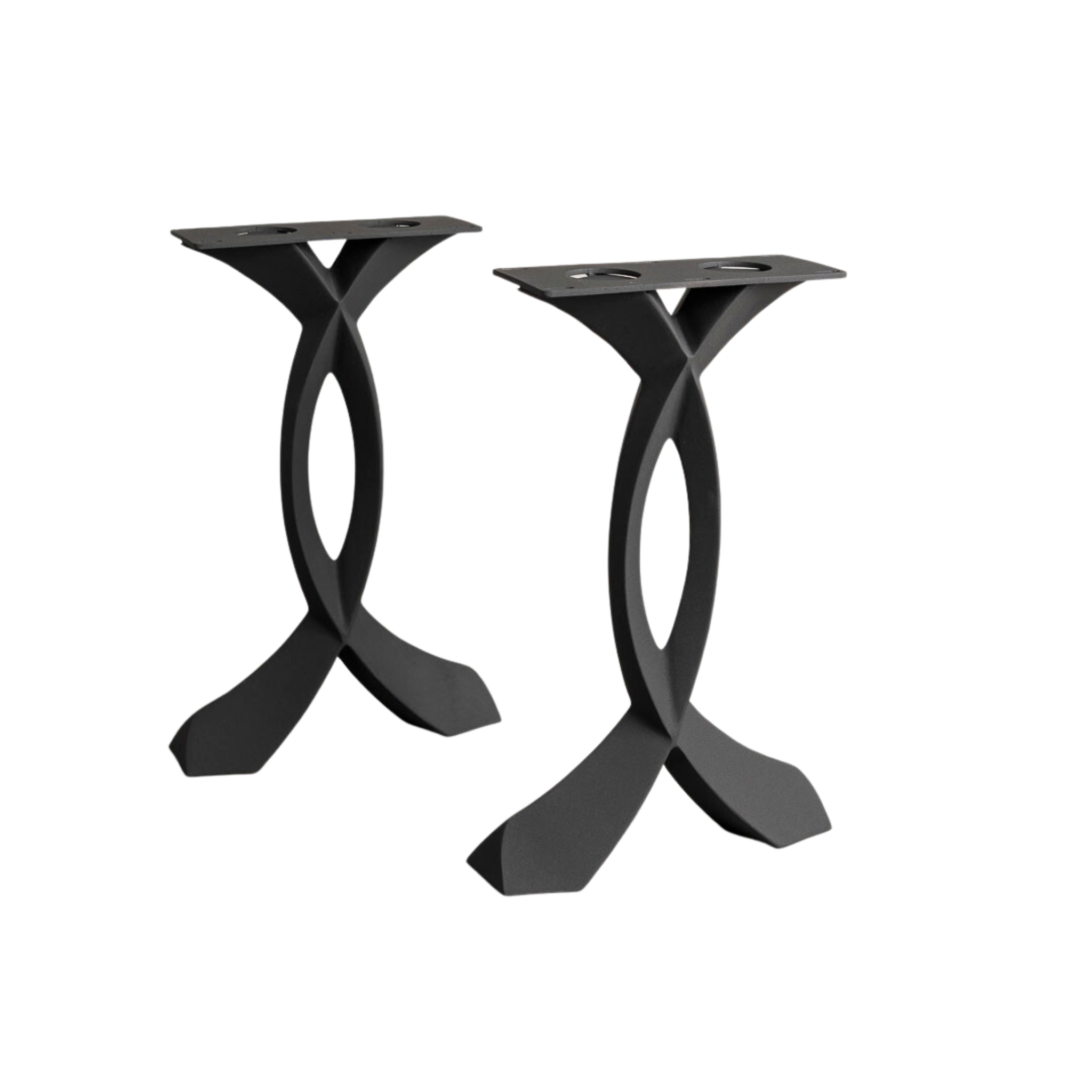 Mid Century Modern End Table Legs 219 Curva 20H - Sturdy Furniture Legs for Sofa, Bed, Coffee Table & Nightstand - Perfect for Living Room, Bedroom & Office Decor