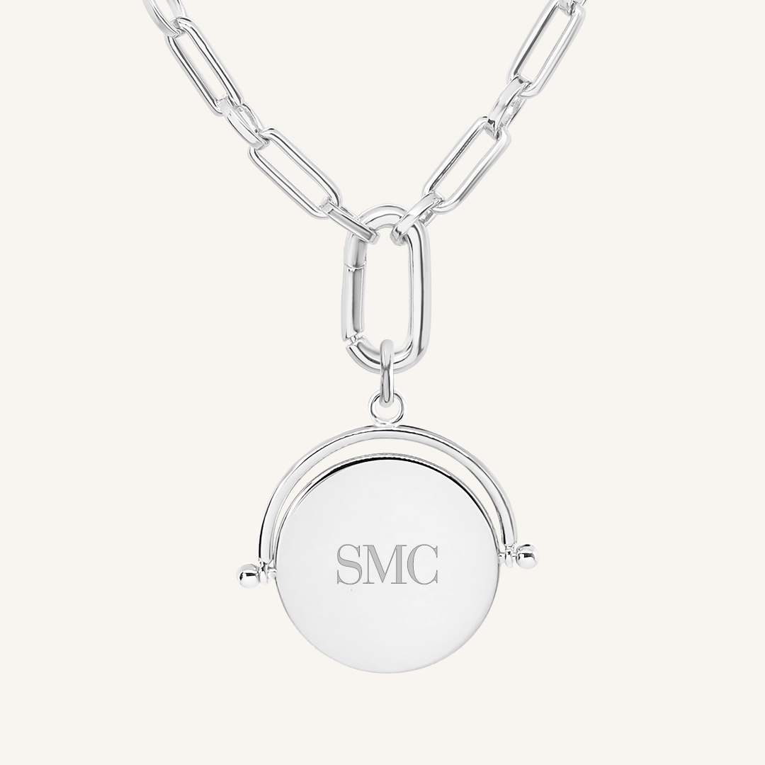 Handmade Etch Pendant Necklace - Unique Personalized Jewelry Gift for Women - Perfect for Anniversary, Birthday & Valentine's Day