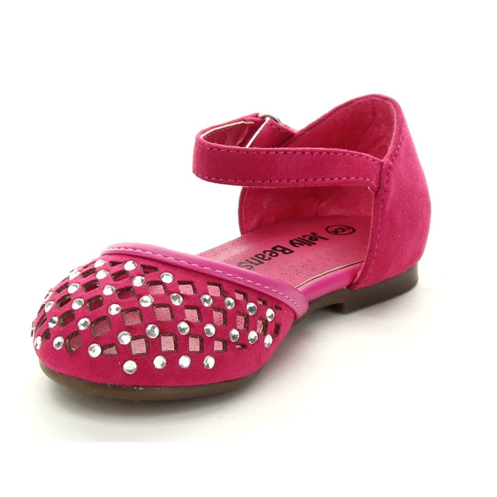 Capano Toddler Girls Rhinestone Sandals Fuchsia Size 8 - Perfect for Parties & Play