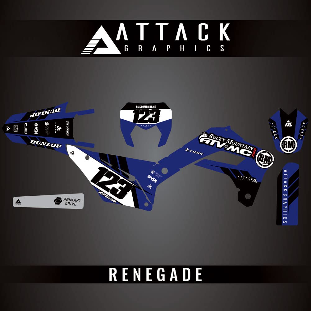 Custom Sherco 250 SEF Factory 2019 Renegade Complete Bike Graphics Kit by Attack Graphics | High-Quality Dirt Bike Decals for Motocross & Off-Road Racing