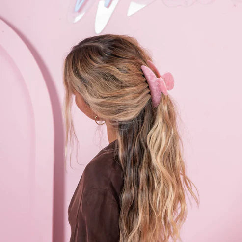 Pink Mermade Hair Claw Clip for Women - Large Hair Clips for Thick Hair, Non-Slip Hair Accessories for Ponytail, Bun & Updo Hairstyles - Perfect for Work, Gym, Beach & Everyday Use