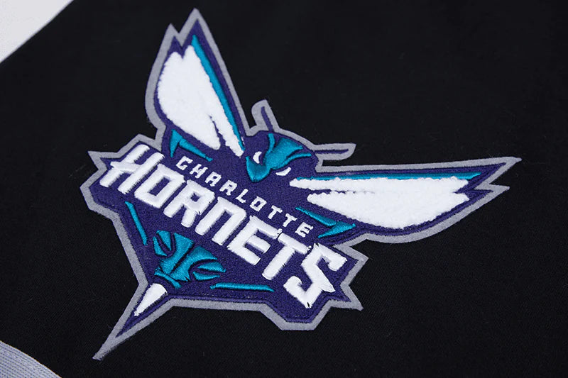 Pro Standard Charlotte Hornets Classic Chenille Shorts BCH351798 - Black NBA Basketball Fan Apparel for Men & Women - Perfect for Games, Parties & Casual Wear