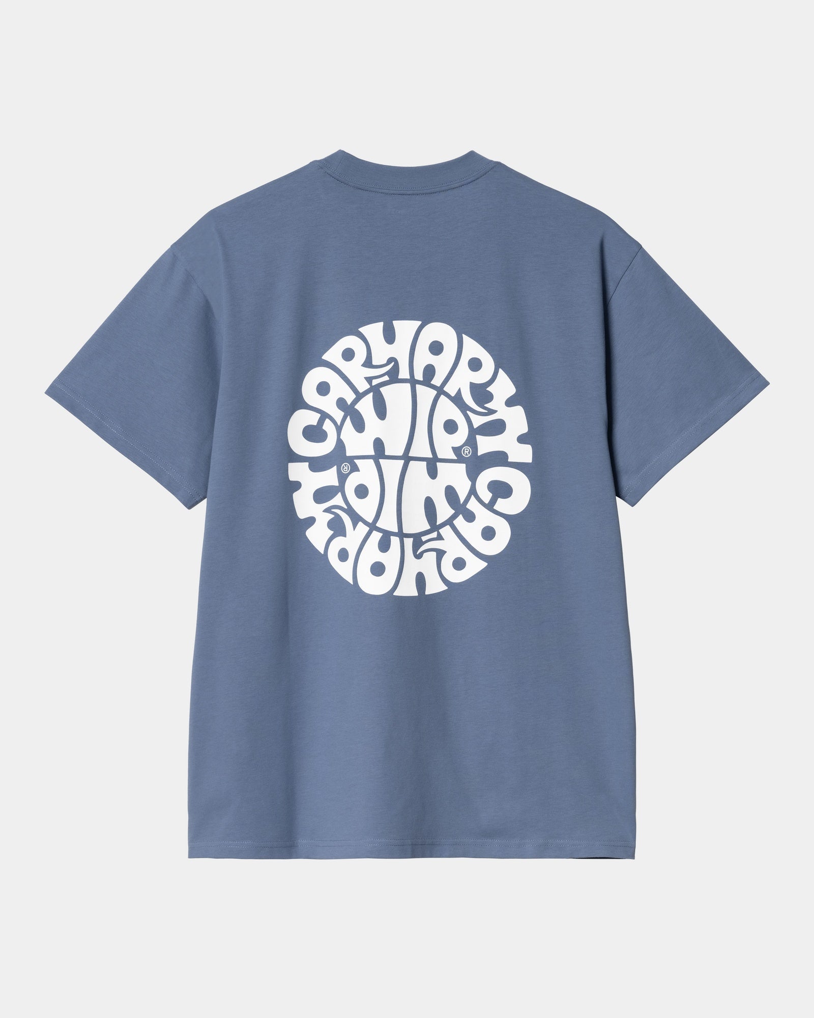 Jazzy T-Shirt for Women - Blue Iris & White Cotton Tee | Casual Wear, Street Style, Everyday Outfit