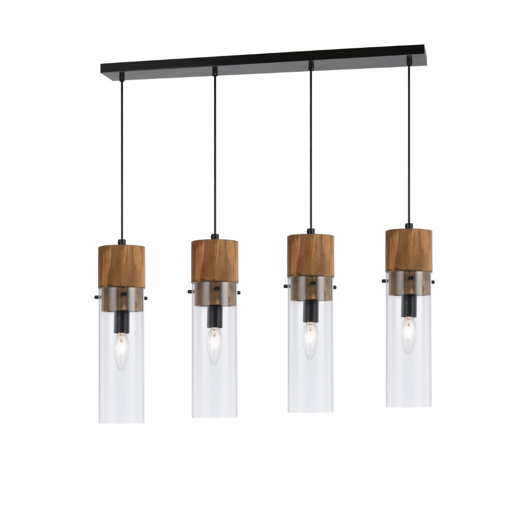 Cal Lighting 60W X 4 Spheroid Island Fixture - Modern Pendant Light for Kitchen Island, Dining Room & Commercial Spaces