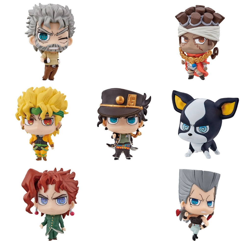 Bandai JoJo's Bizarre Adventure SD Gashapon 04 - 7-Piece Anime Figure Collection Set for Display & Gift Giving | Perfect for Anime Fans & Collectors