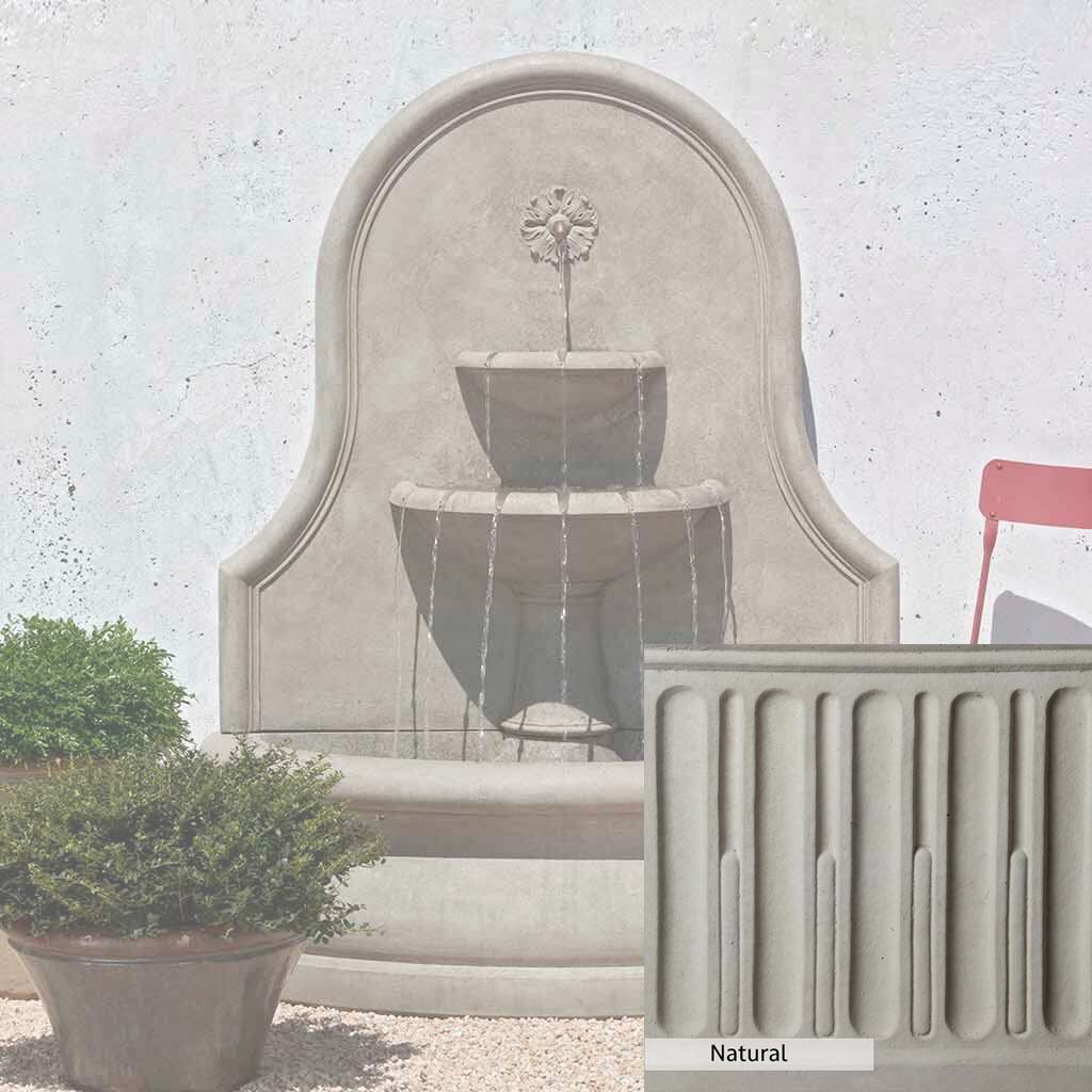 Campania International Estancia Outdoor Wall Fountain - Elegant Garden Water Feature for Patio, Yard, and Landscape Decor