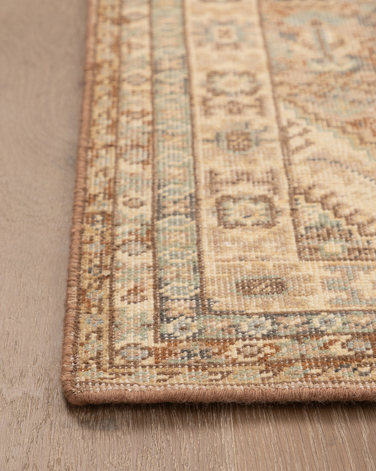 Hand Knotted Wool Rug - Soft & Durable Handmade Area Rug for Living Room, Bedroom, or Office - Traditional Design Home Decor
