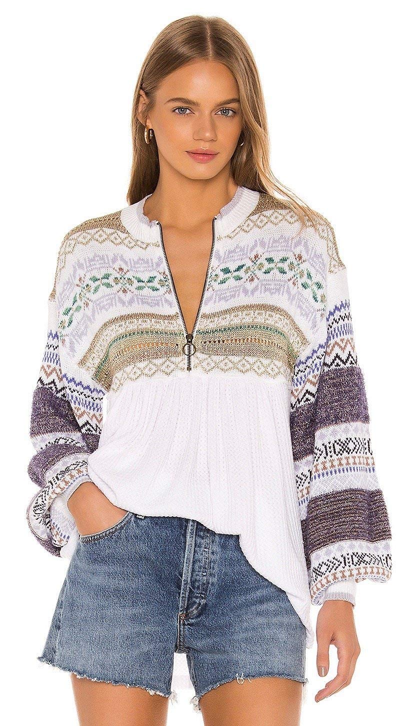 Free People Cabin Fever SWIT Sweater - Cozy Knit Pullover for Women | Perfect for Winter, Fall & Casual Outfits | Ideal for Layering, Lounging & Cold Weather Fashion