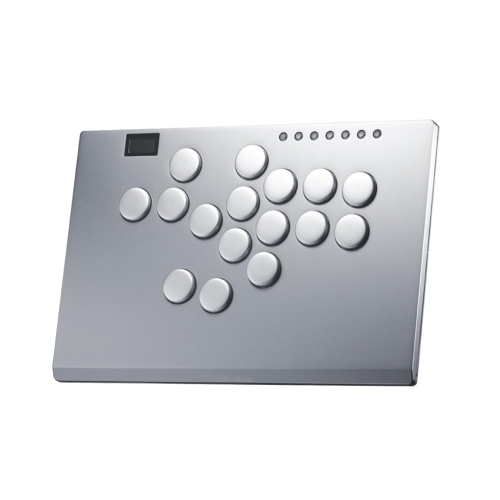 ONEED Haute42 M16 Plus Grey Aluminum Leverless Arcade Controller - Low-Profile Mechanical Switch for PC, PS3, PS4 & Nintendo Switch | Hot-Swappable SOCD Cleaning | Perfect for Fighting Games & Esports Tournaments