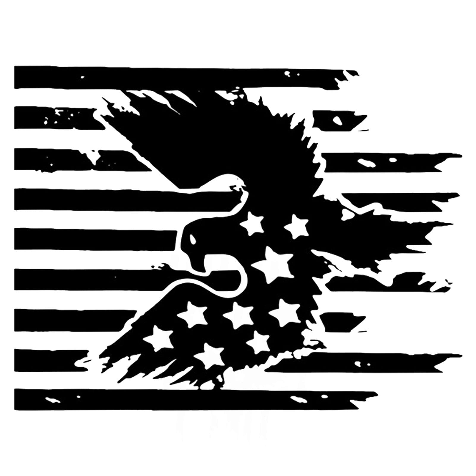 Premium Vinyl Decal Sticker - Stylish Eagle Fire Totem Design, Easy to Remove, High-Quality Car Window & Bumper Sticker for Cars, Trucks, SUVs, and Motorcycles