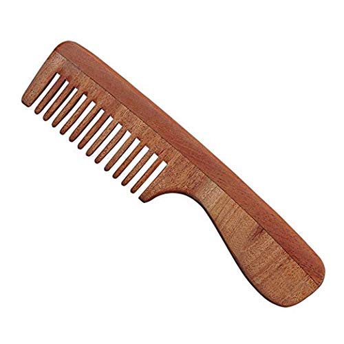 AAINAA Neem Wooden Comb Set for Hair Growth & Styling - Wide Tooth Hair Comb for Men & Women (Set of 4) - Perfect for Daily Hair Care, Detangling & Scalp Massage