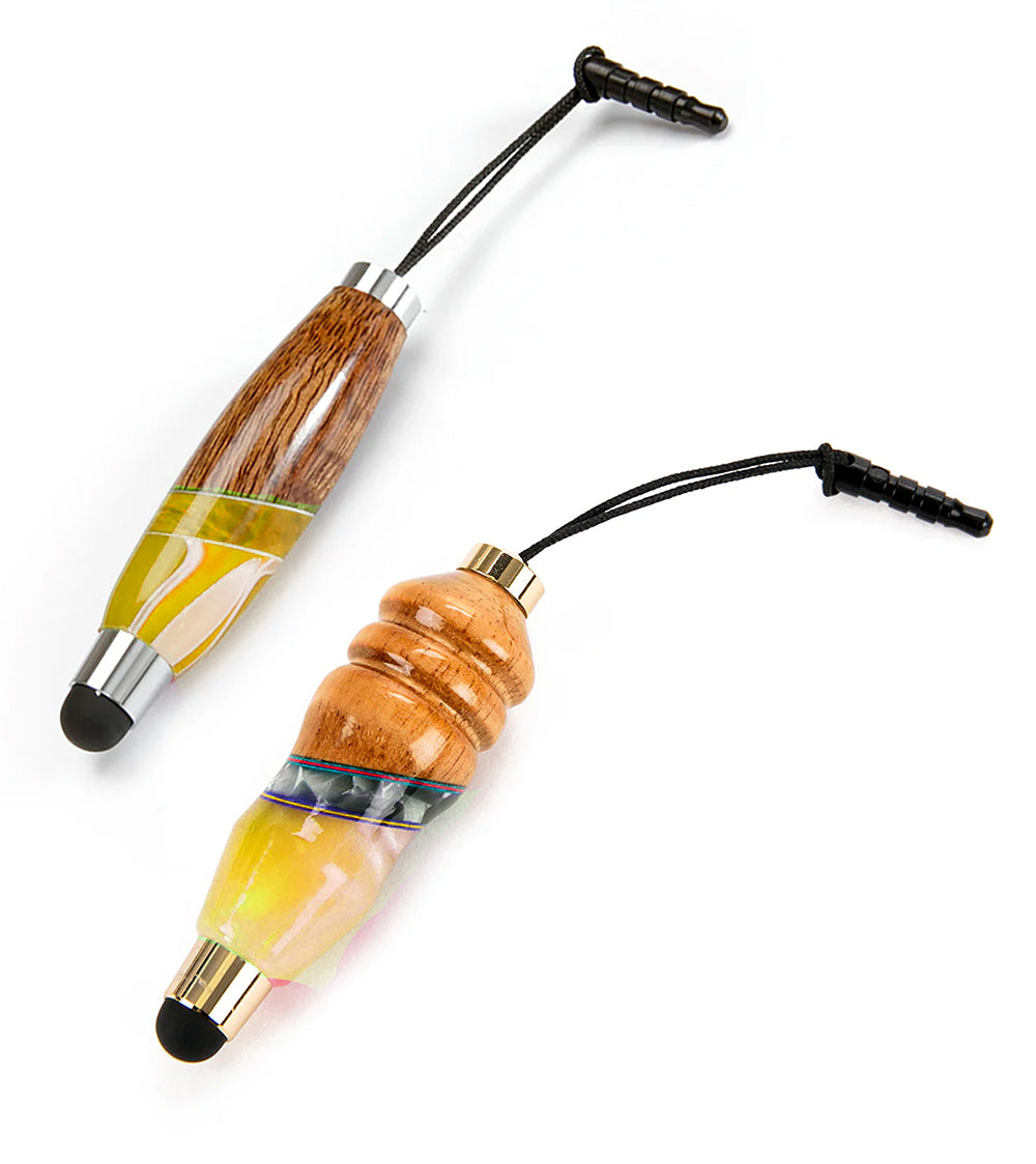 Dale Dennison Koa Wood Stylus Key Ring - Touchscreen Pen with Keychain (Multiple Colors) - Perfect for Smartphones, Tablets & Everyday Carry