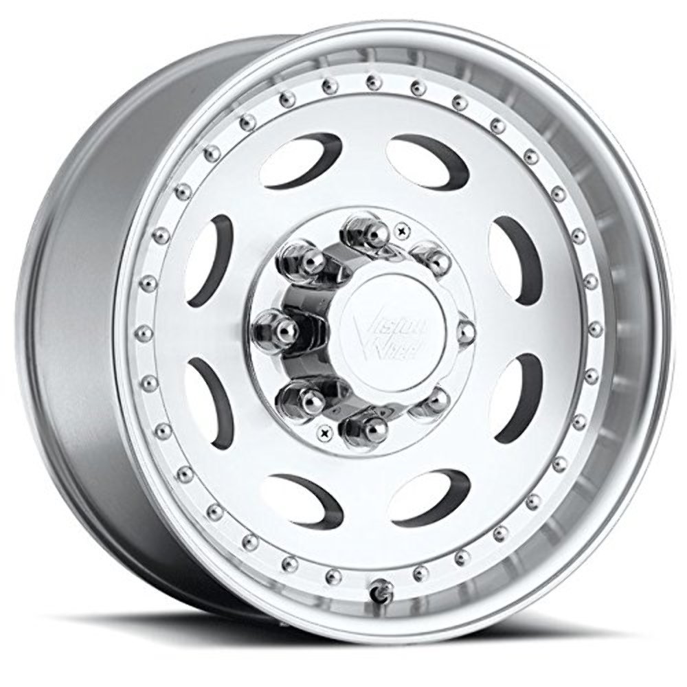 Vision Heavy Hauler 81 Series Machined Clear Coat Wheel (19.5x7.5