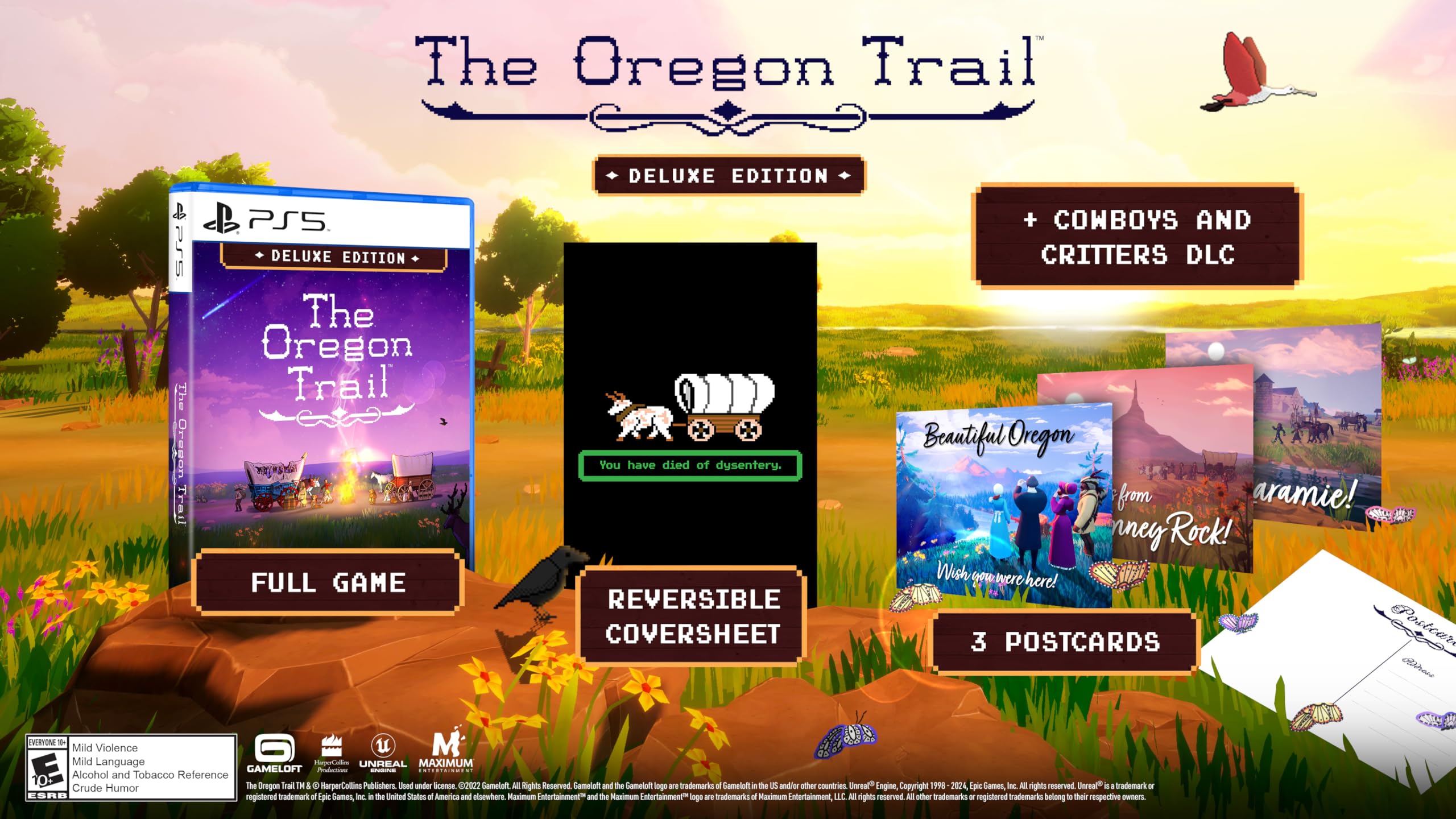 The Oregon Trail PS5 Game - Classic Adventure & Survival Simulation for PlayStation 5 - Perfect for Family Game Night & History Enthusiasts