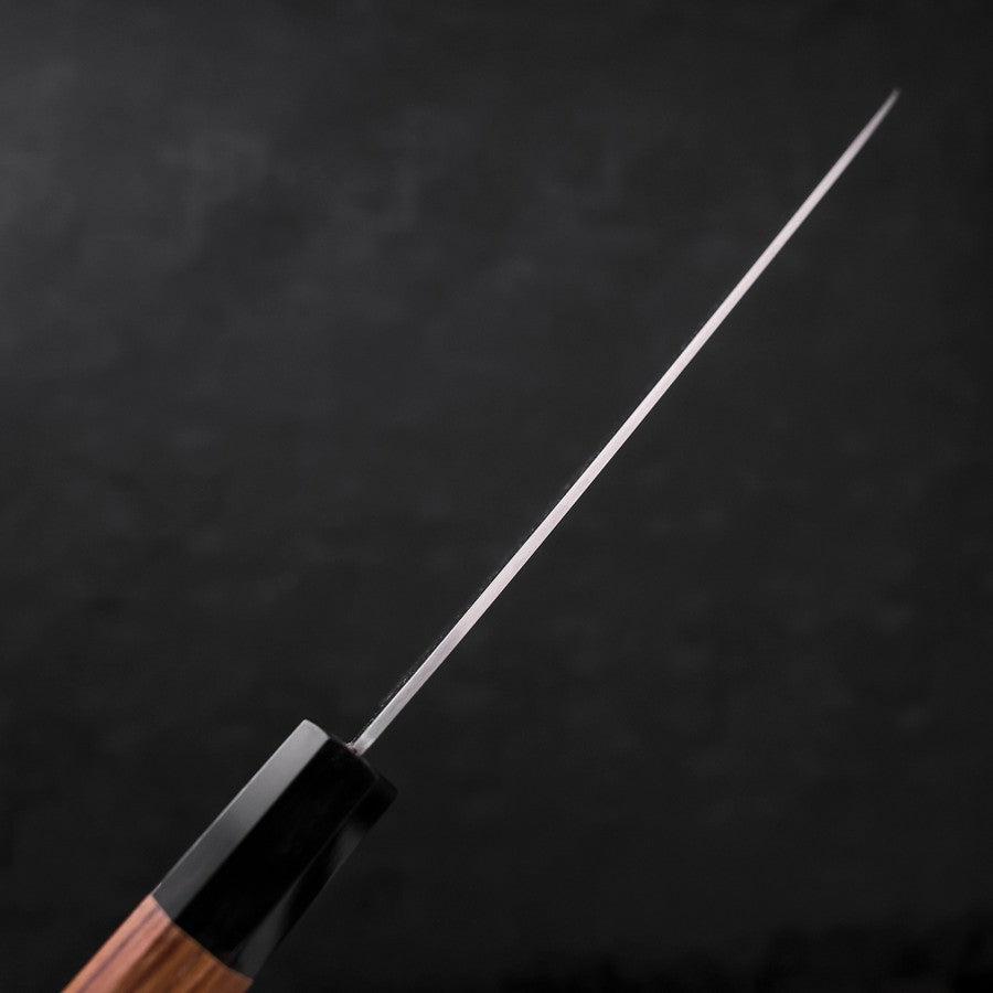 Premium Santoku Knife with ZDP-189 Steel Blade & Polished Buffalo Teak Handle - 180mm Japanese Kitchen Knife for Professional Chefs & Home Cooking