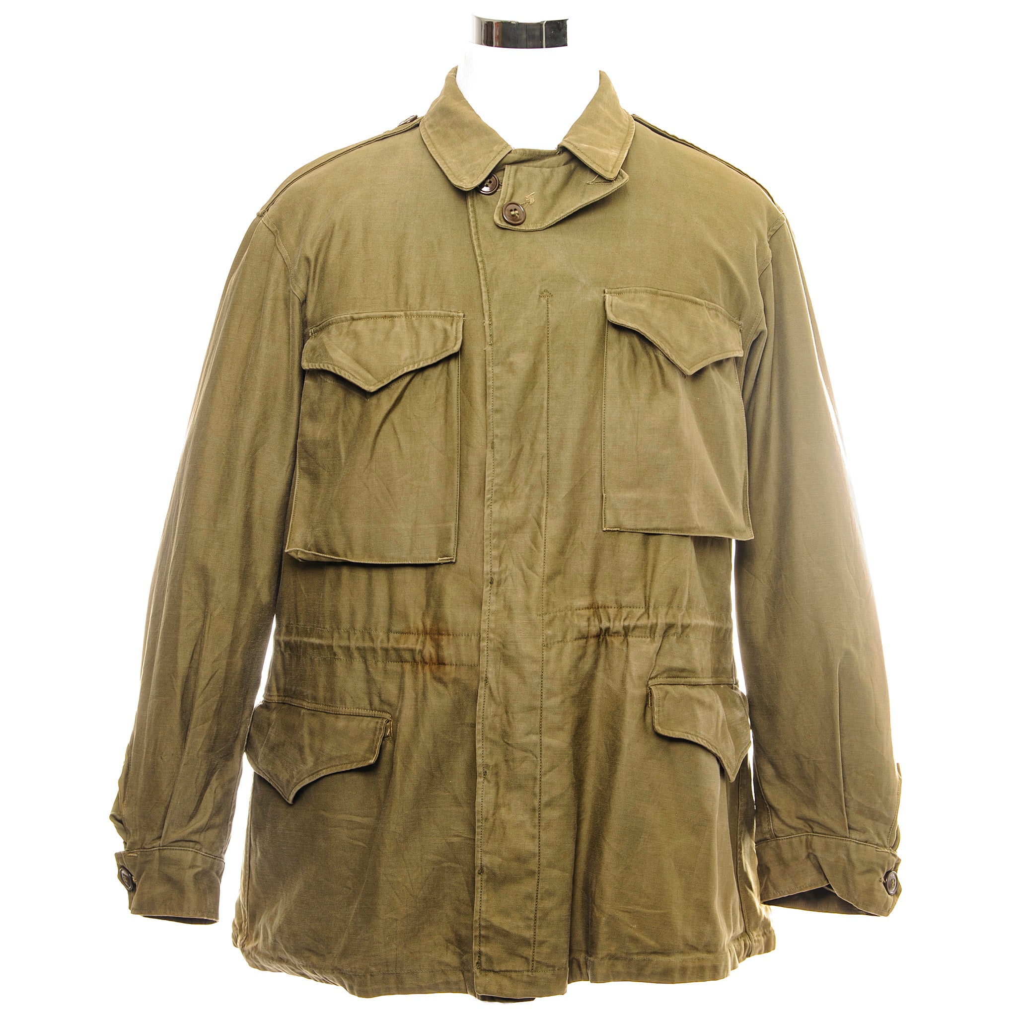 Vintage US Army M-1943 Field Jacket - Authentic WWII Military Surplus - Size 42R - Perfect for Reenactments, Outdoor Adventures & Military Collectors