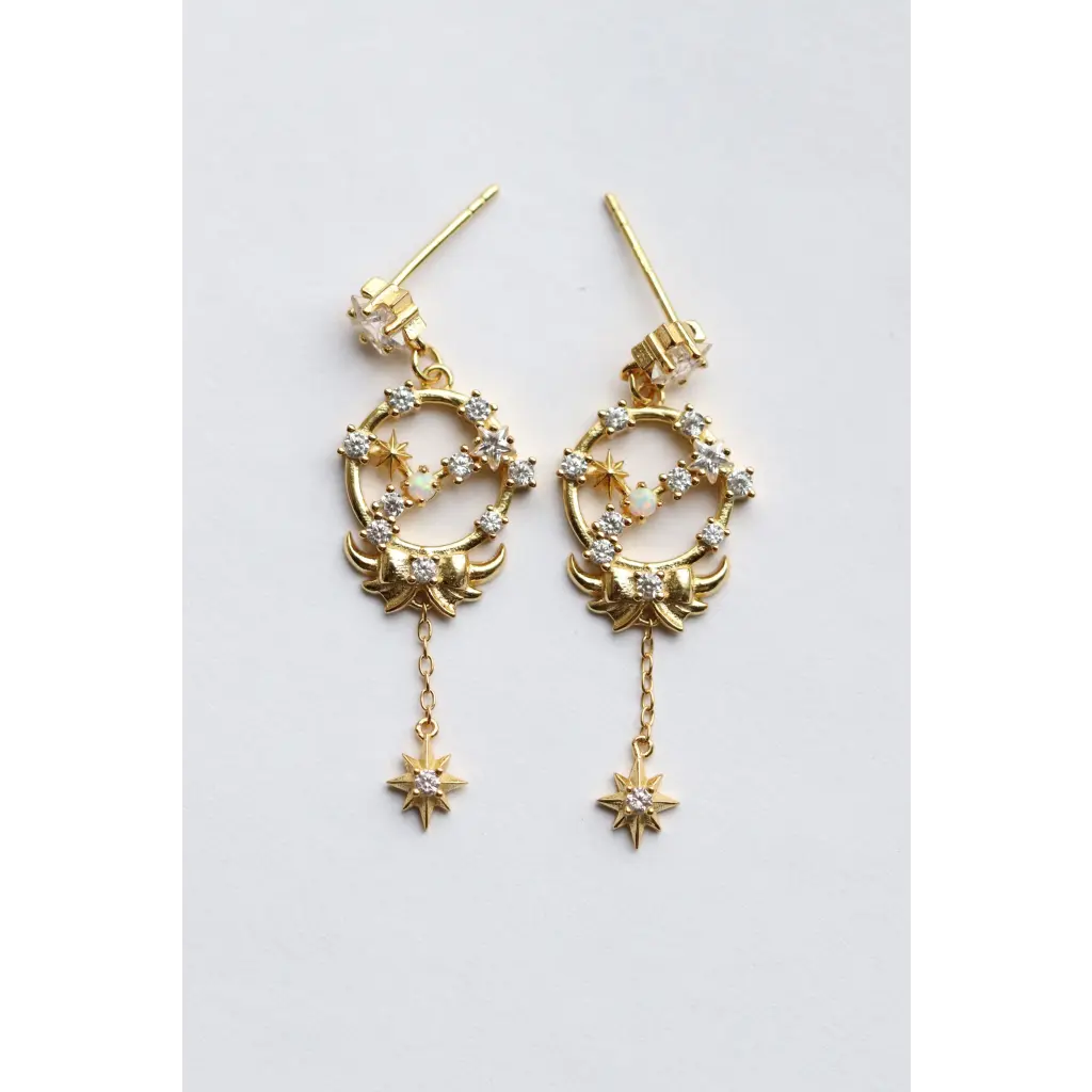 Zodiac Sign Earrings for Women - Unique Astrology Jewelry Gifts for Birthday, Christmas & Daily Wear