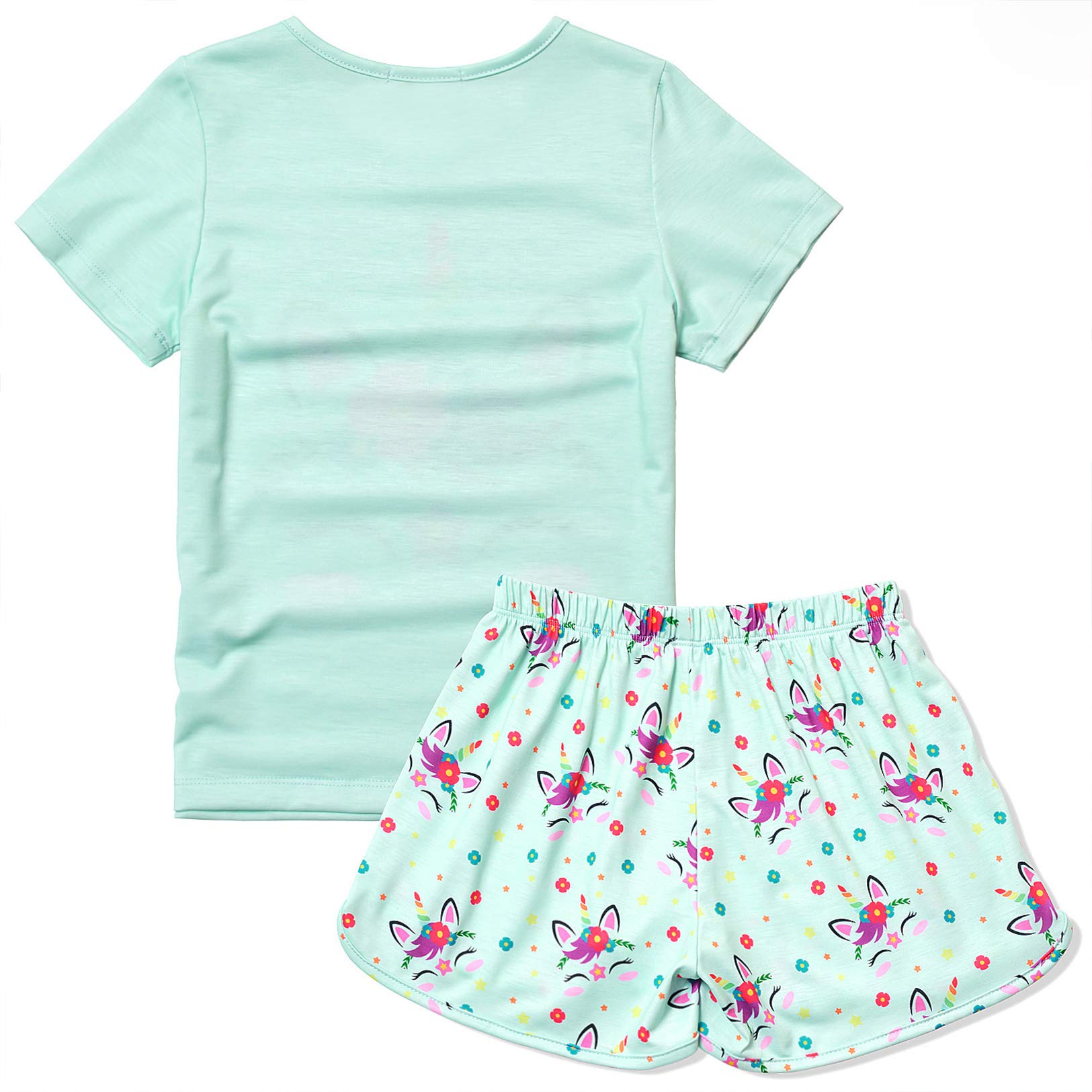 Girls Cotton Pajama Sets - Summer Short Sleeve Sleepwear for Kids | Playtime & Bedtime Comfort