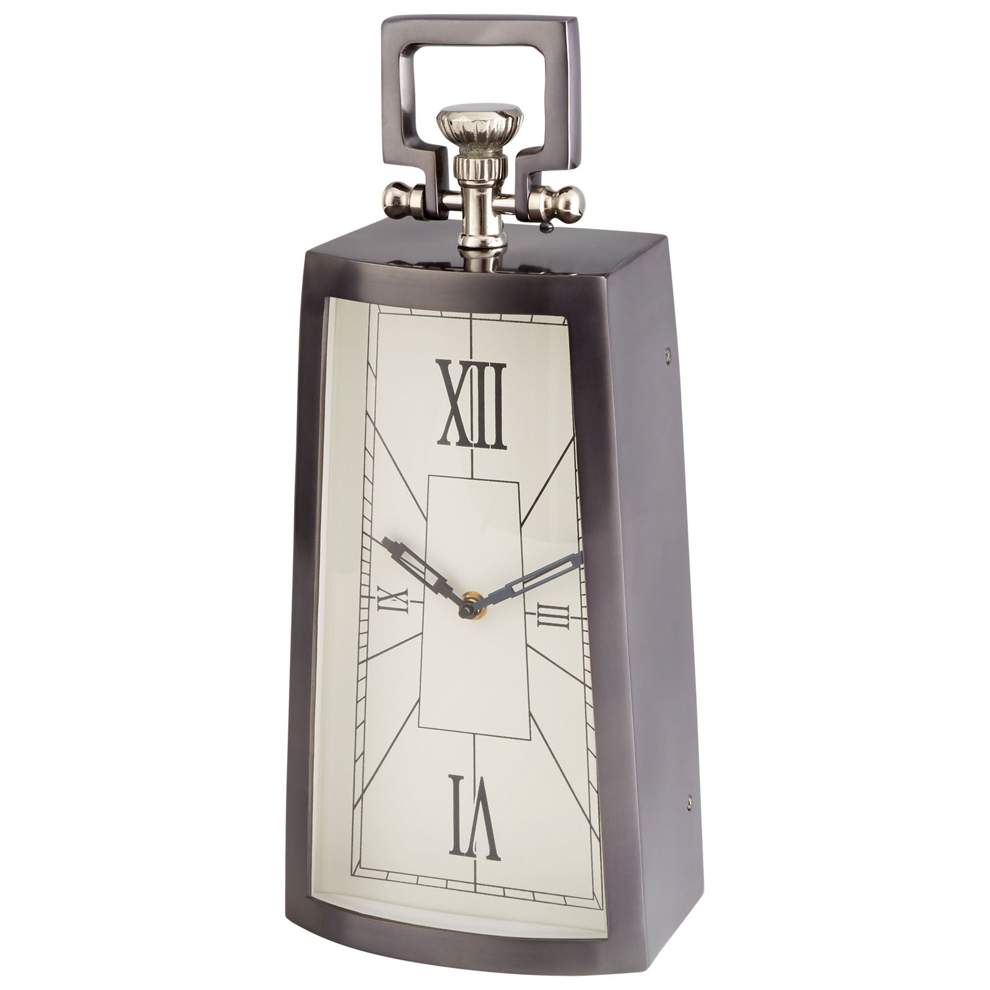 Vintage Black Nickel Doc Clock by Cyan Design - Perfect for Home Office, Living Room & Wall Decor