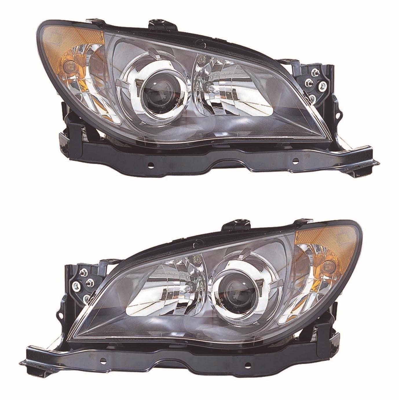 High-Performance Halogen Headlights for 2006 Subaru Impreza - Driver & Passenger Side Replacement Lamps - Perfect for Night Driving & Enhanced Visibility
