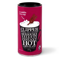 Premium Clipper Instant Hot Chocolate Mix 350g - Rich & Creamy Cocoa Powder for Cozy Winter Nights, Holiday Gifts & Office Breaks