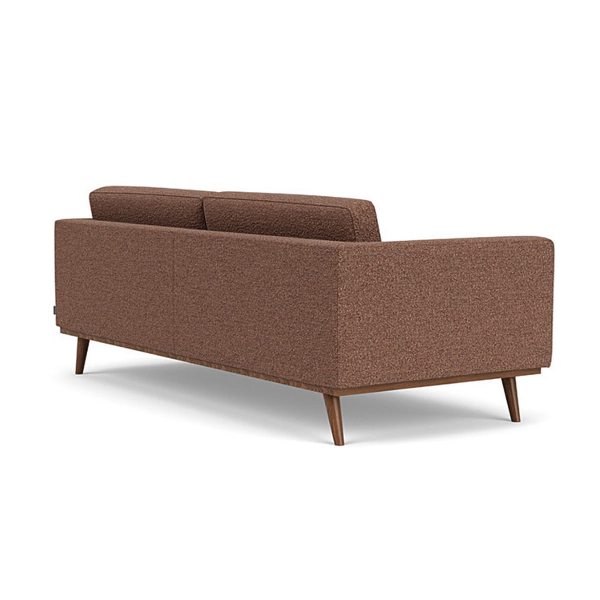 Johan Boucle 3 Seater Sofa - Modern Upholstered Fabric Couch for Living Room, Lounge & Apartment - Comfortable Mid-Century Style Sectional Sofa with Soft Boucle Fabric