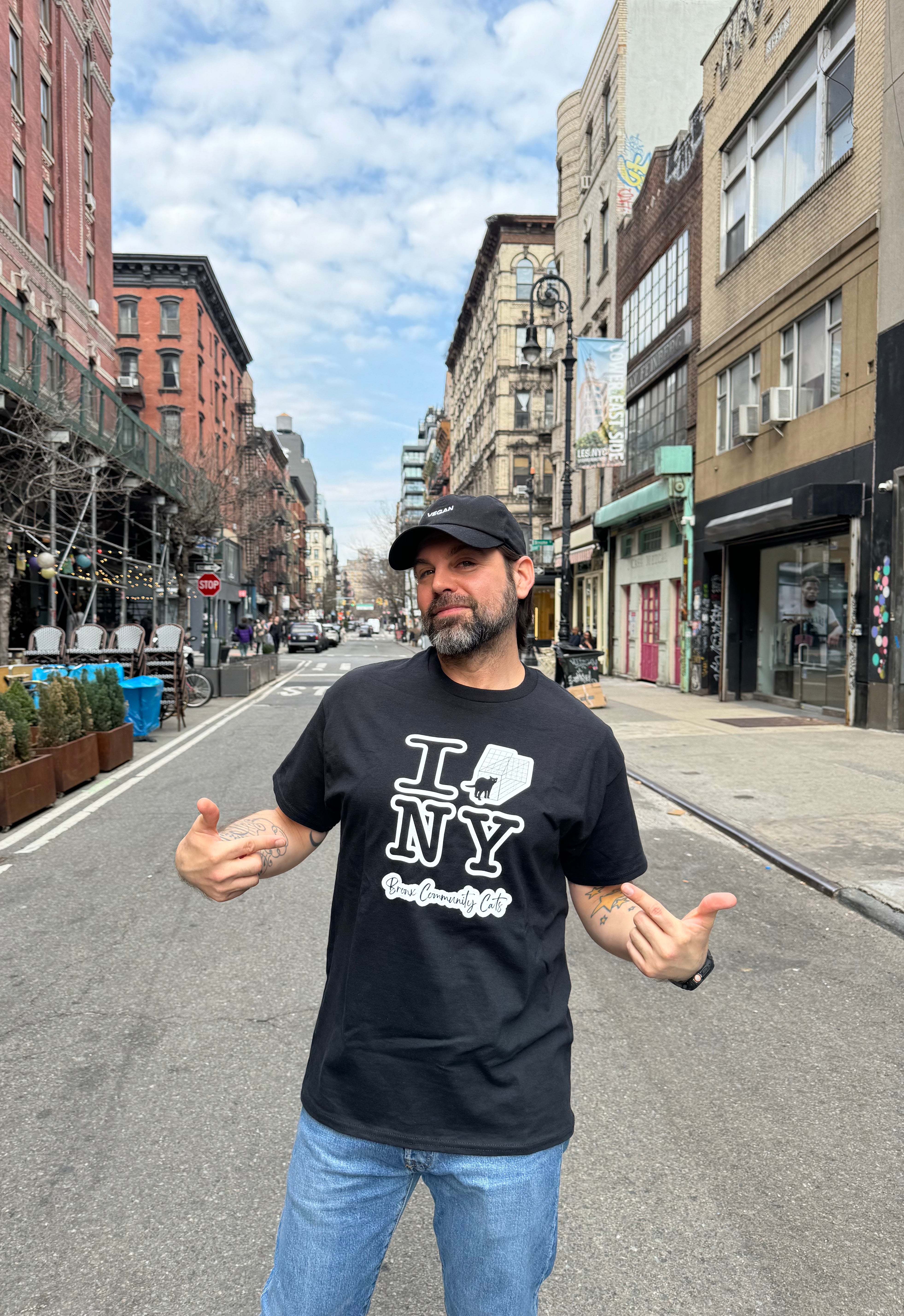 Bronx Community Cats T-Shirt - Soft Cotton Graphic Tee for Cat Lovers - Perfect for Casual Wear, Street Style & Cat Rescue Awareness