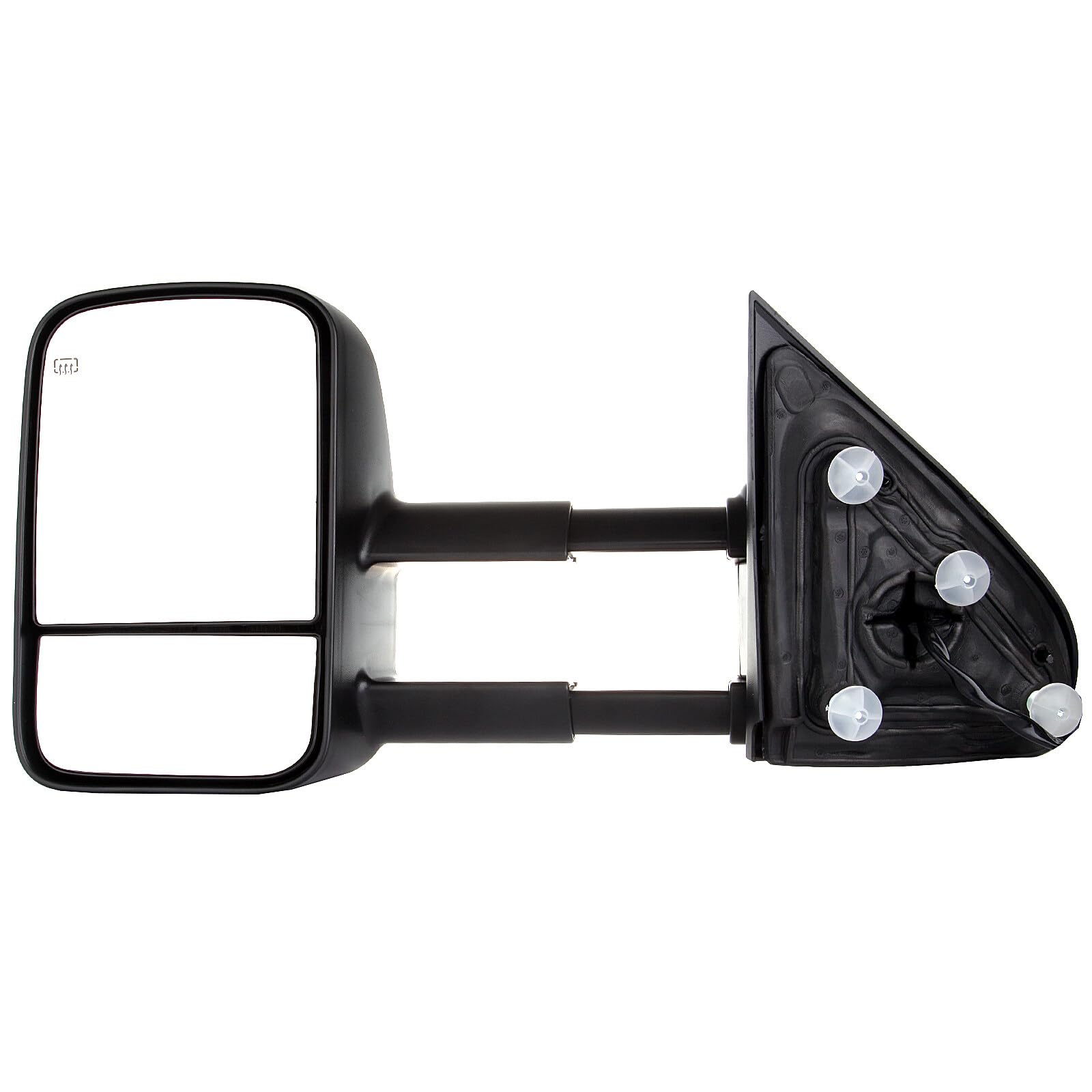 ECCPP Power Heated Towing Mirrors - Black Housing, Left & Right Side Adjustable - Compatible with 2014-2018 Chevy/GMC 1500 & 2015-2019 Chevy/GMC 2500HD/3500HD - Perfect for Towing, Off-Roading & Enhanced Visibility