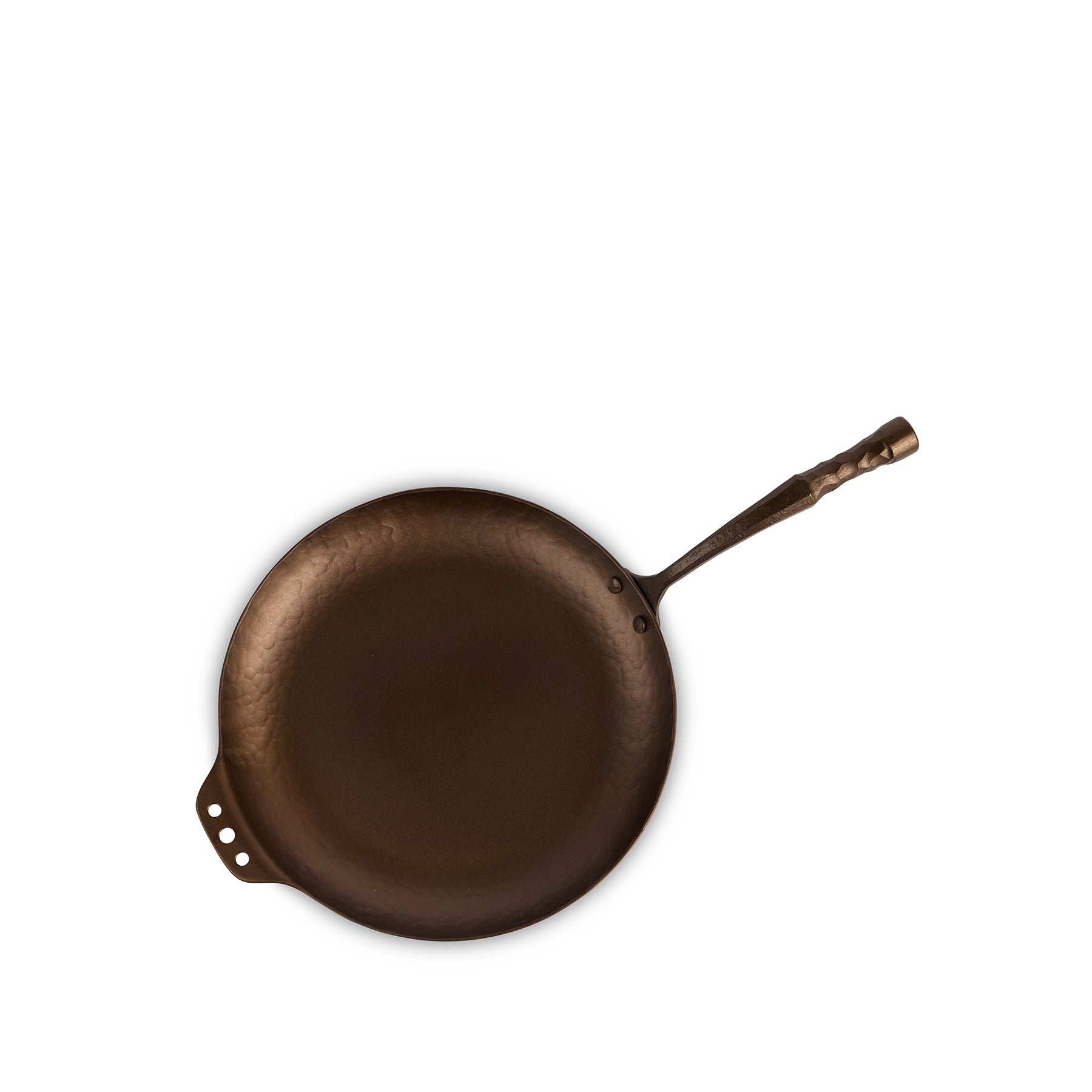 Premium Carbon Steel Farmhouse Skillet - 12 Inch Seasoned Cast Iron Pan for Professional Cooking, Baking & Searing - Perfect for Stovetop, Oven & Outdoor Camping Use