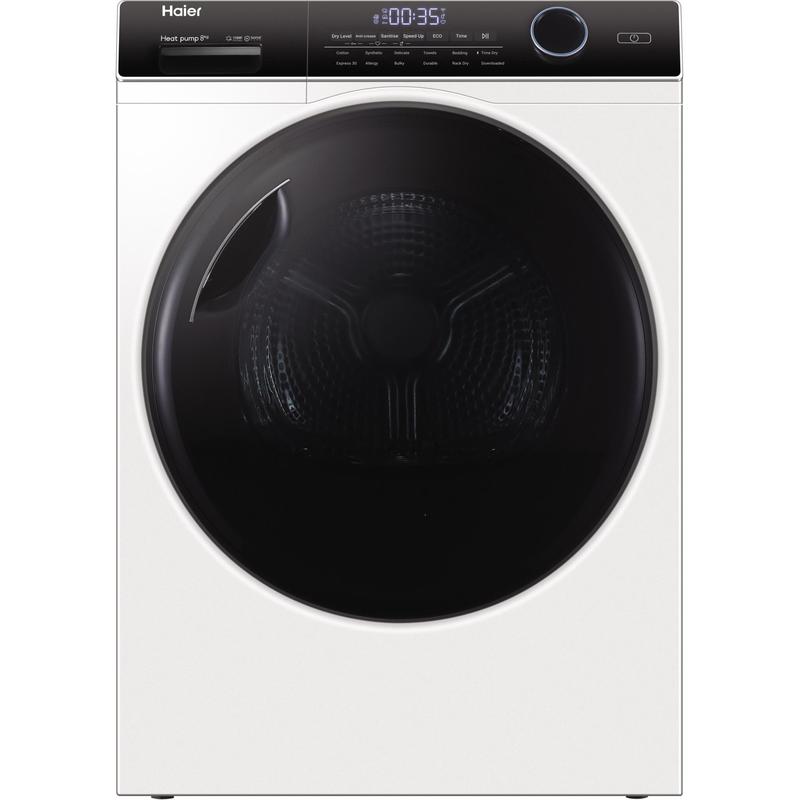 Haier 8kg/17.6lbs Energy Efficient Heat Pump Dryer HDHP80AN1 - Perfect for Small Families & Apartments, Saves Energy & Protects Clothes