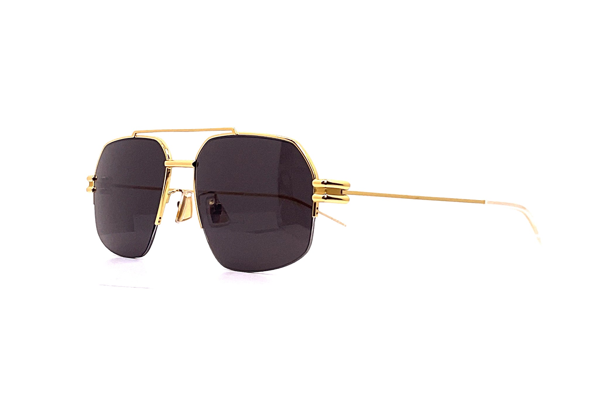 Bottega Veneta BV1127S (002) Sunglasses - Luxury Designer Shades for Women & Men - Perfect for Outdoor Activities, Travel & Fashion Accessories