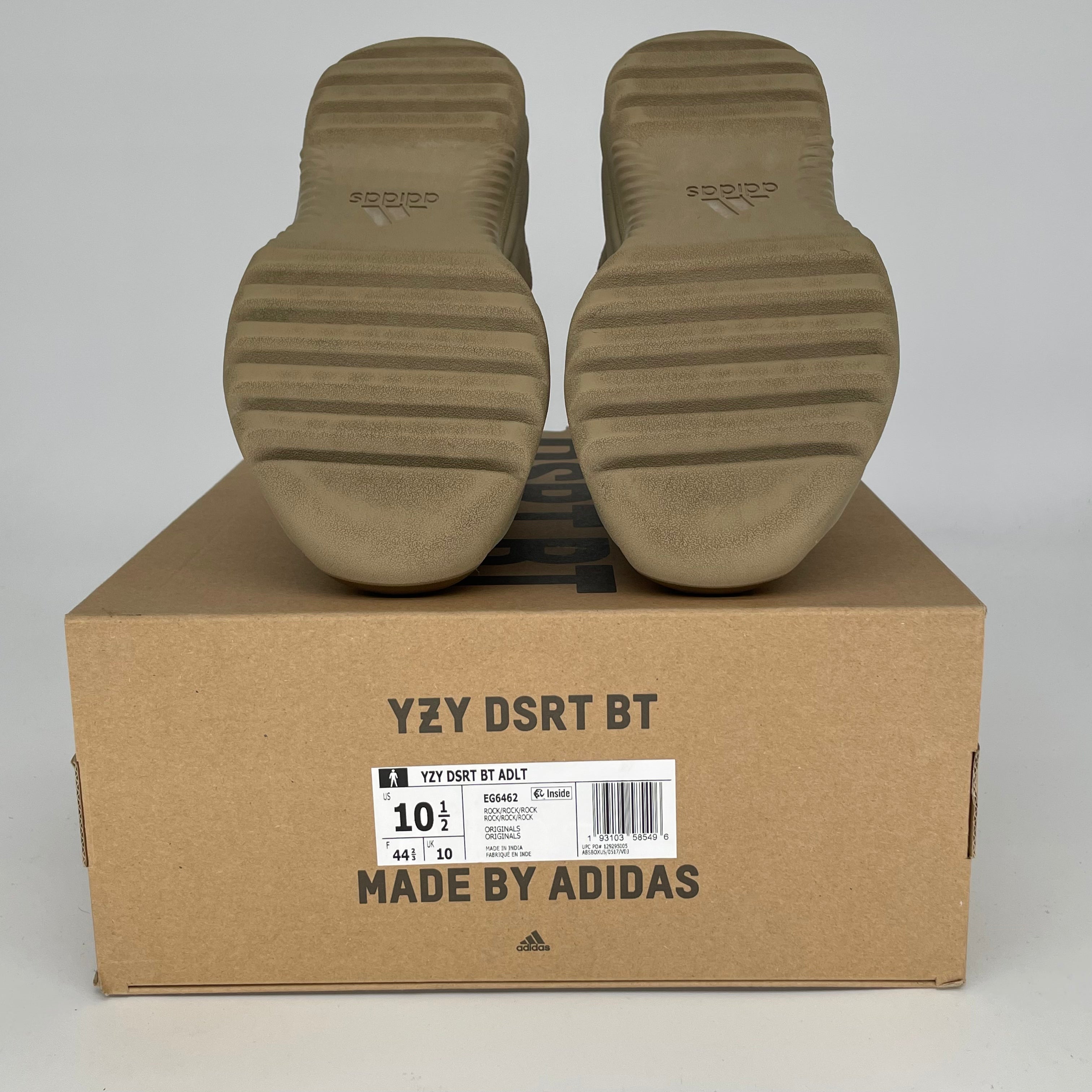 Adidas Yeezy Desert Boot Rock - Men's Size 10.5 / Women's 12W (Style EG6462) - Stylish & Comfortable Hiking Shoes for Outdoor Adventures & Urban Fashion