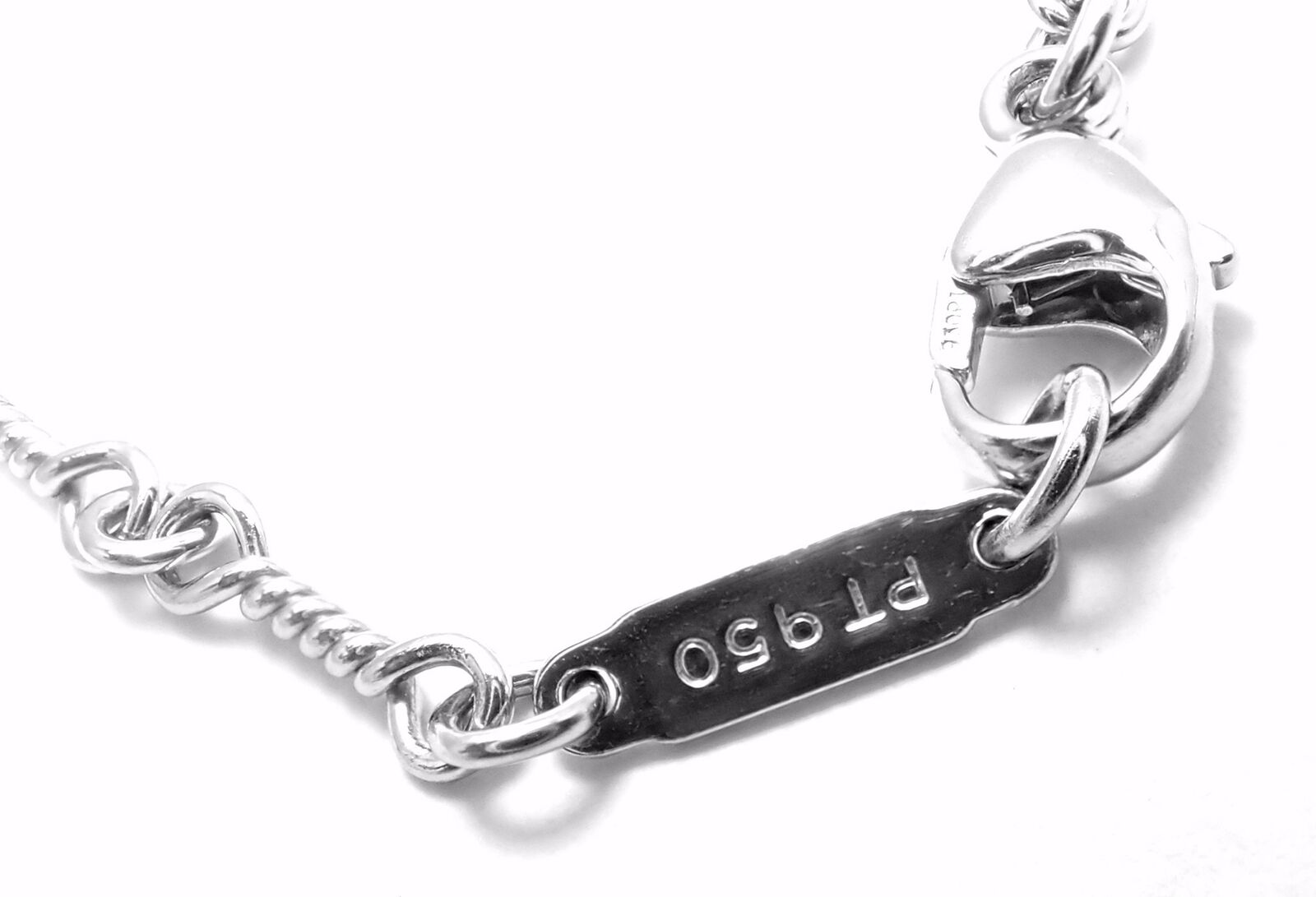 Authentic Tiffany & Co Platinum Diamond Open Heart Pendant Necklace for Women - Elegant Jewelry Gift for Anniversary, Valentine's Day & Special Occasions