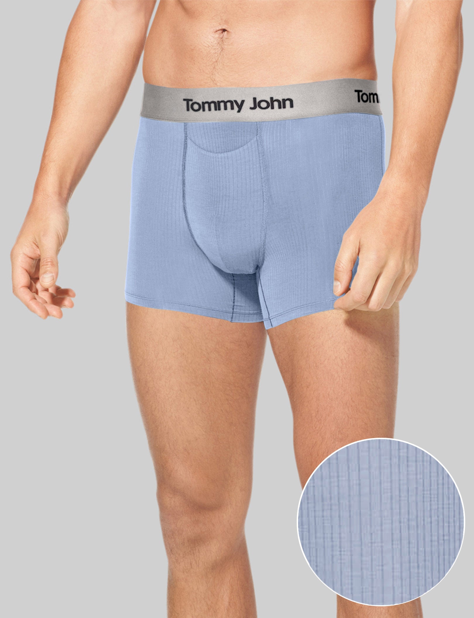 Second Skin Luxe Rib Trunk 4-Pack - Ultra Soft Men's Underwear for All-Day Comfort | Perfect for Workout, Lounge & Everyday Wear
