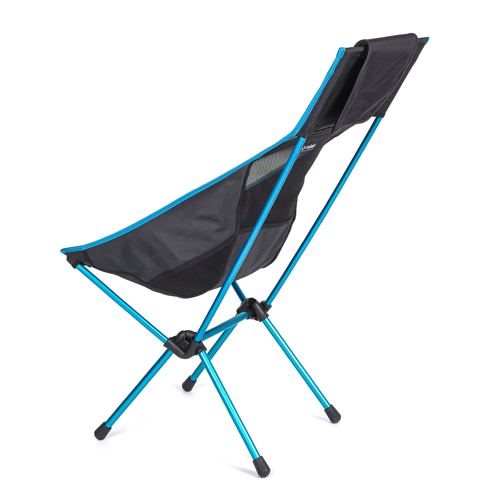 Helinox Sunset Chair - Lightweight Portable Camping Chair for Outdoor Adventures, Hiking, Beach, Picnics & Backpacking - Compact Folding Design - Black