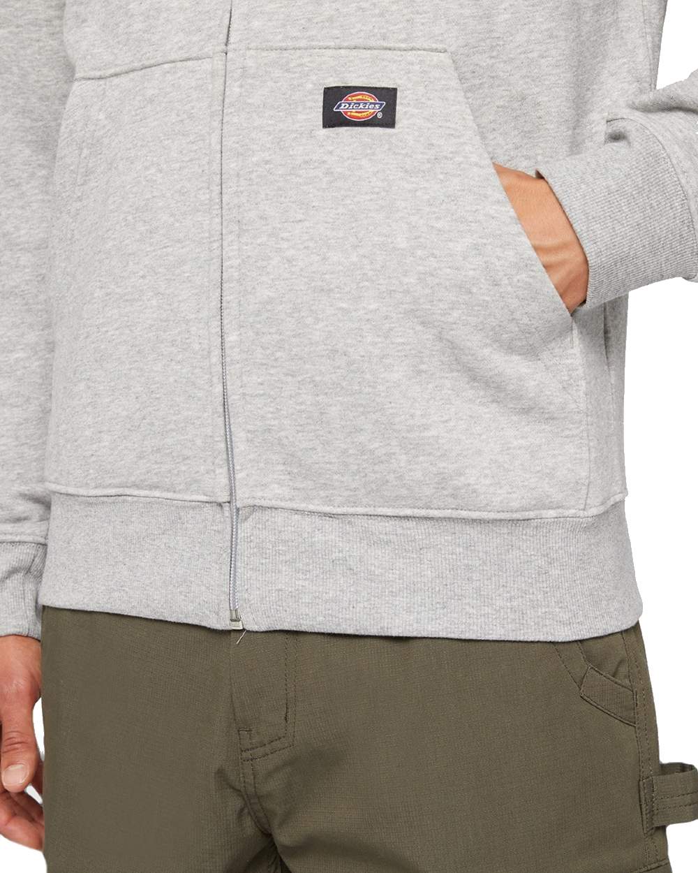 Dickies Men's Everyday Full Zip Fleece Hoodie - Warm & Comfortable Winter Jacket for Casual Wear, Work & Outdoor Activities