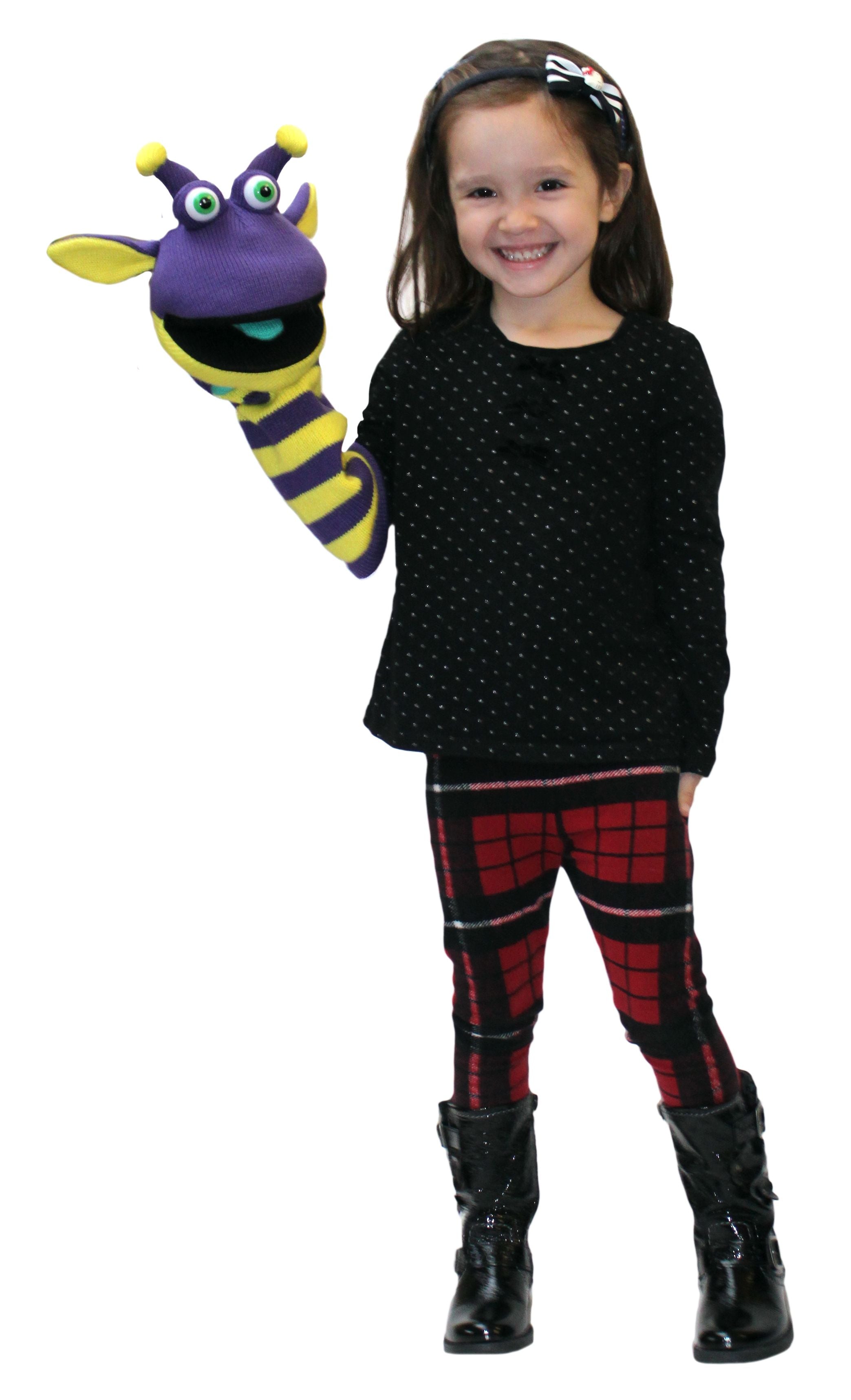 Jester Hand Puppet 40cm - Colorful Sockette Puppet for Kids Interactive Play, Storytelling & Educational Fun - Perfect for Classroom, Birthday Parties & Family Entertainment
