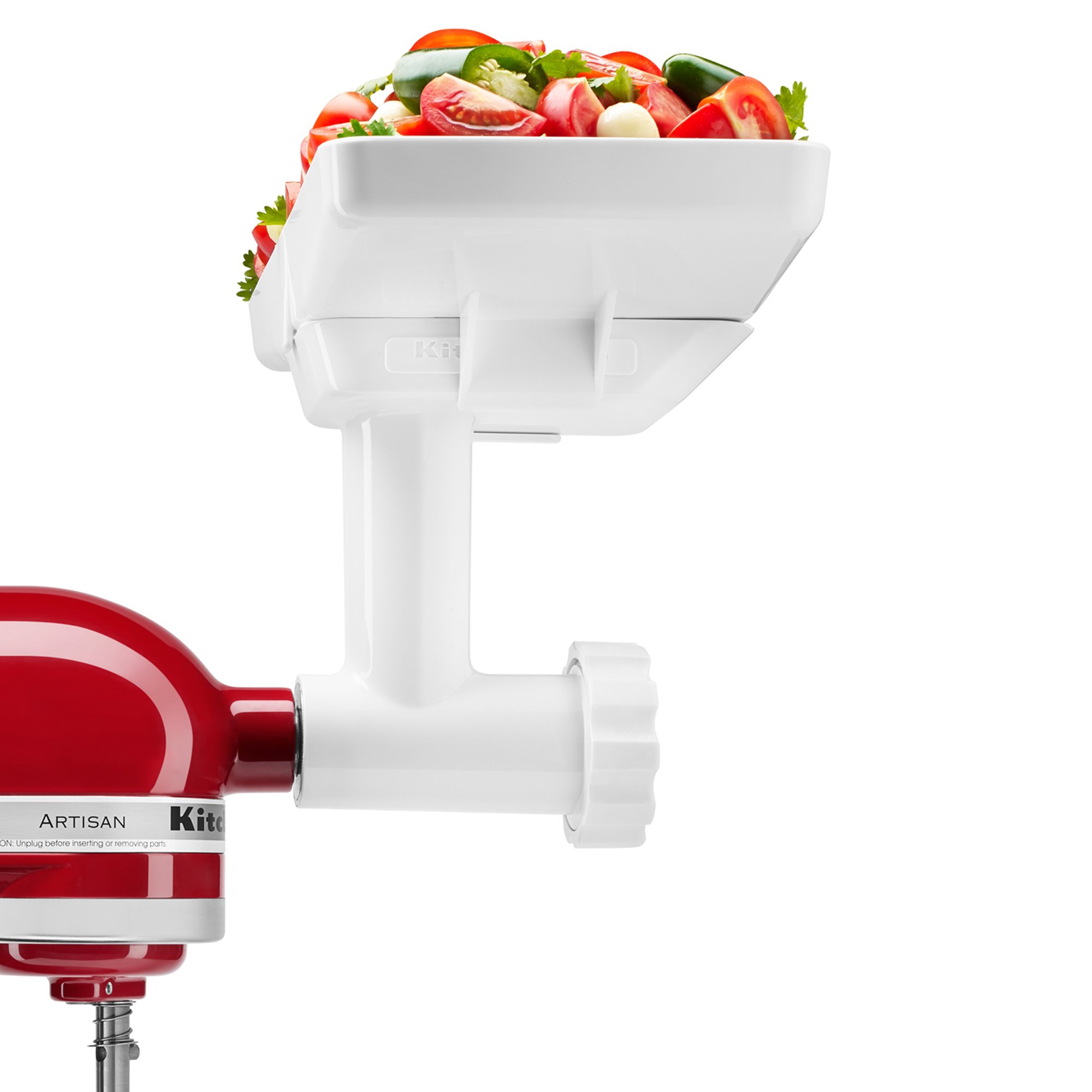 KitchenAid KN12AP 3-Piece Stand Mixer Attachment Set - Food Grinder, Citrus Juicer & Sausage Stuffer for Fresh Meat Grinding, Juice Extraction & Homemade Sausages | Compatible with KitchenAid Stand Mixers | Perfect for Home Baking, Cooking & Meal Prep