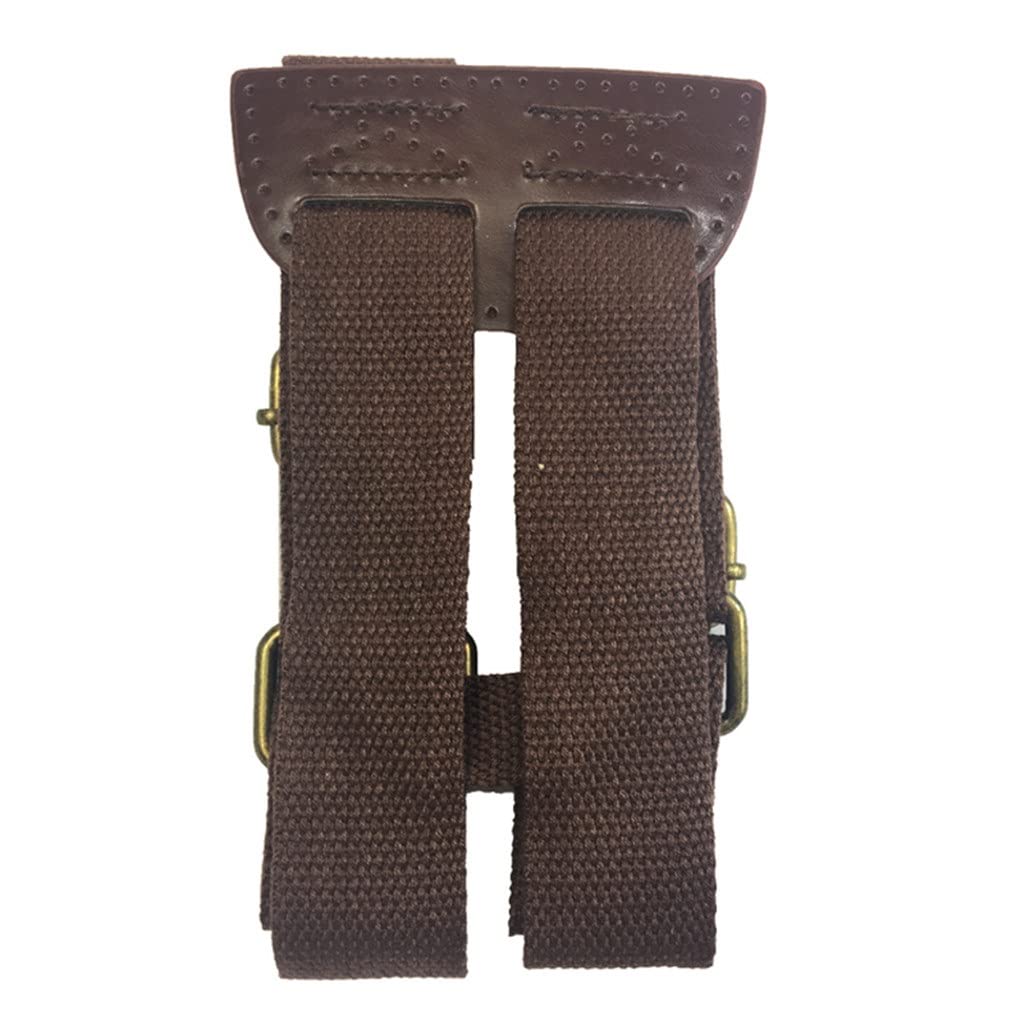 Adjustable Canvas Backpack Strap Replacement - 3.8cm Wide Leather Shoulder Strap for Rucksack, School Book Bag & Travel Backpacks | Durable & Comfortable Accessory for Daily Use, Hiking & Outdoor Activities (Color: I)