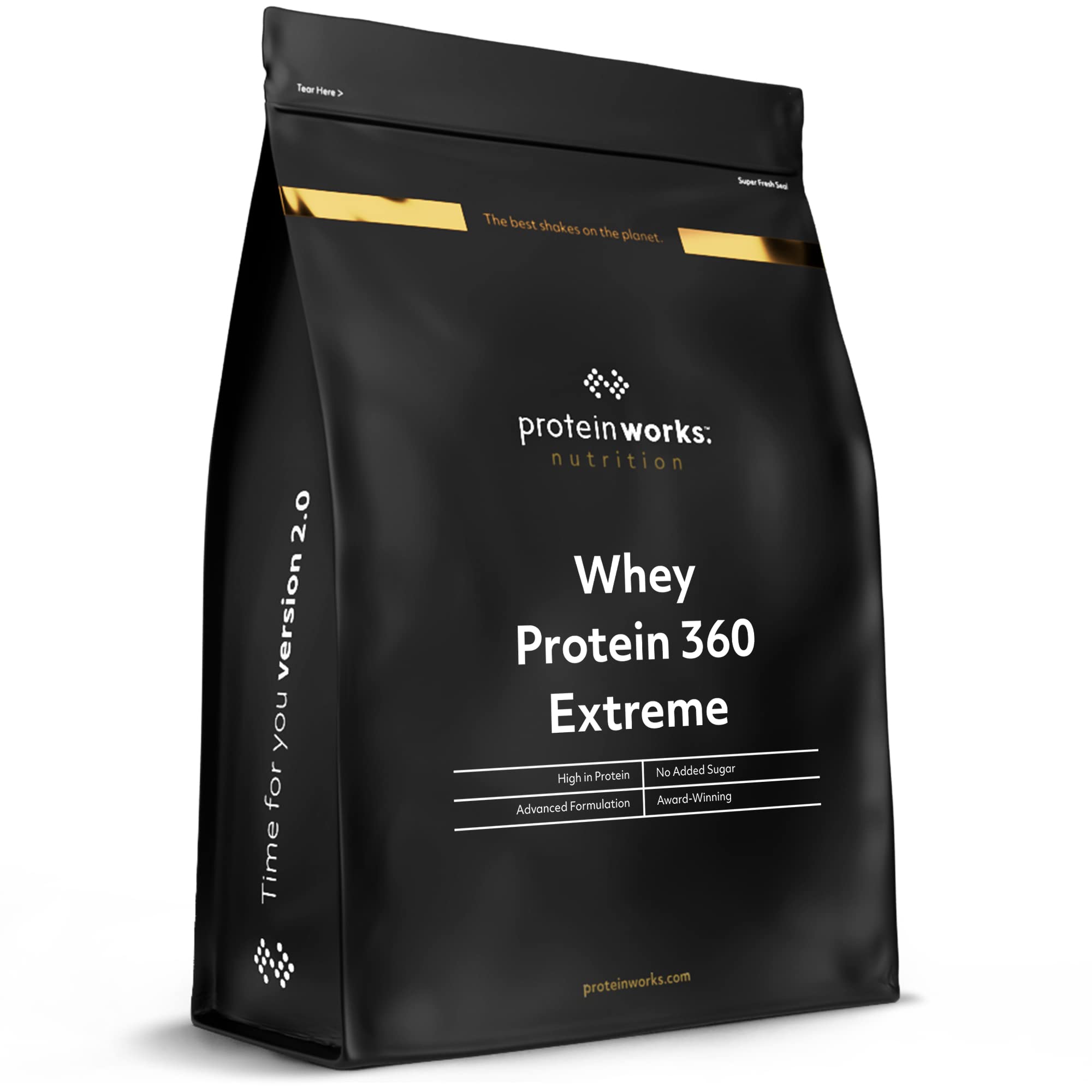 Protein Works Whey Protein 360 Extreme | Premium French Vanilla Whey Protein Powder with Added BCAA & Glutamine | 600g for Muscle Recovery & Post-Workout Nutrition