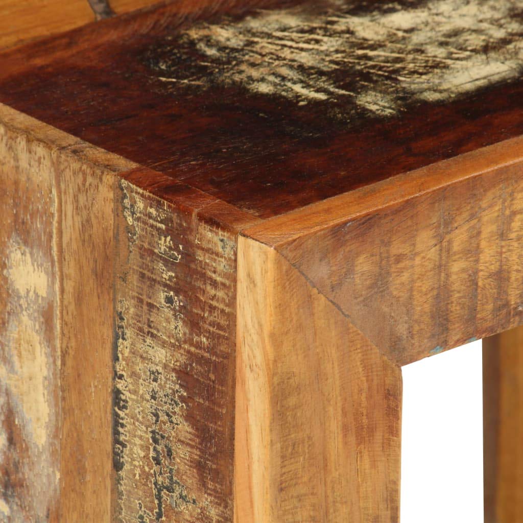 Solid Wood Side Table - 15.7