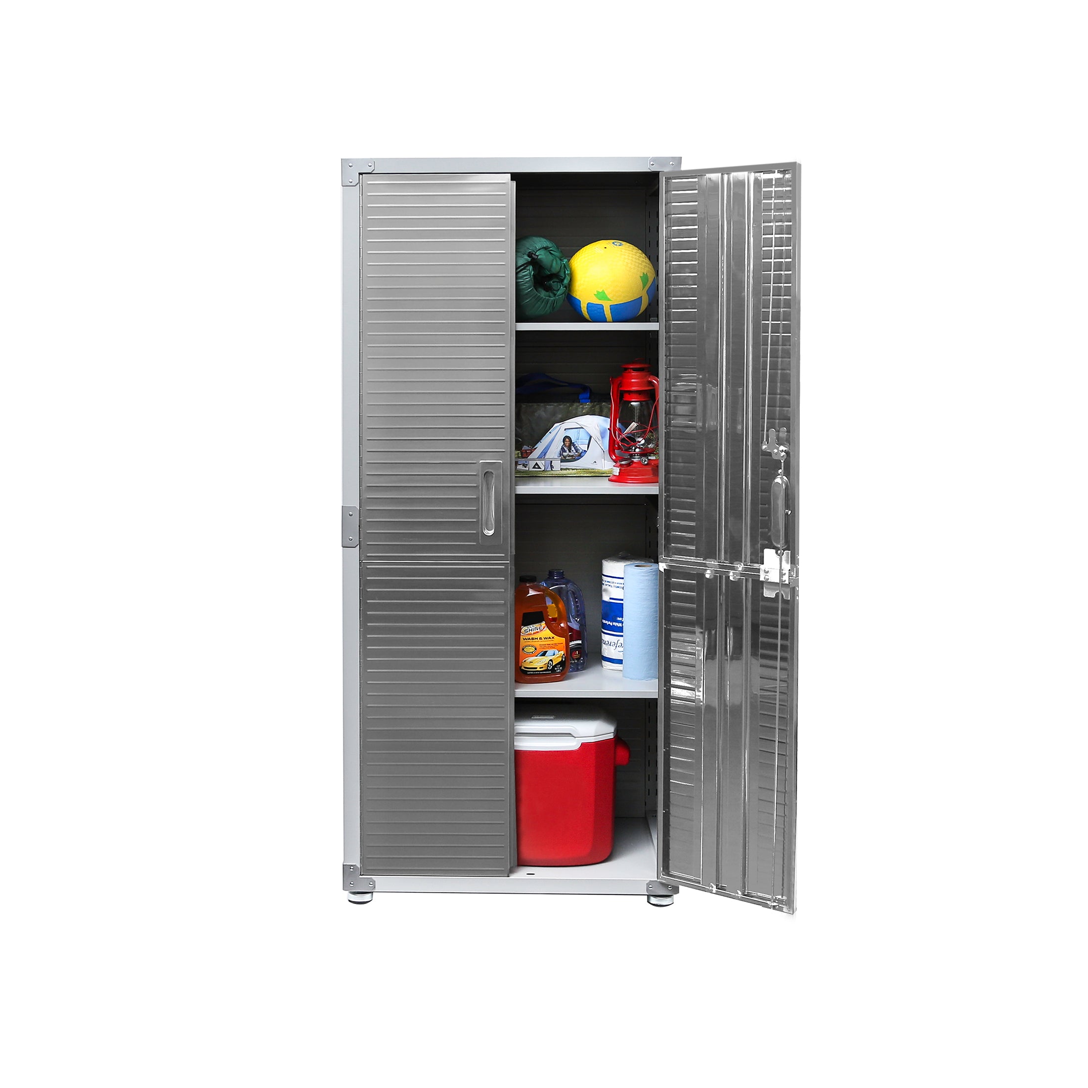UltraHD® 5-Piece Storage Cabinet System with Workbench - Heavy Duty Garage Organization for Tools & Equipment - Perfect for Home Workshop, Garage Storage & DIY Projects