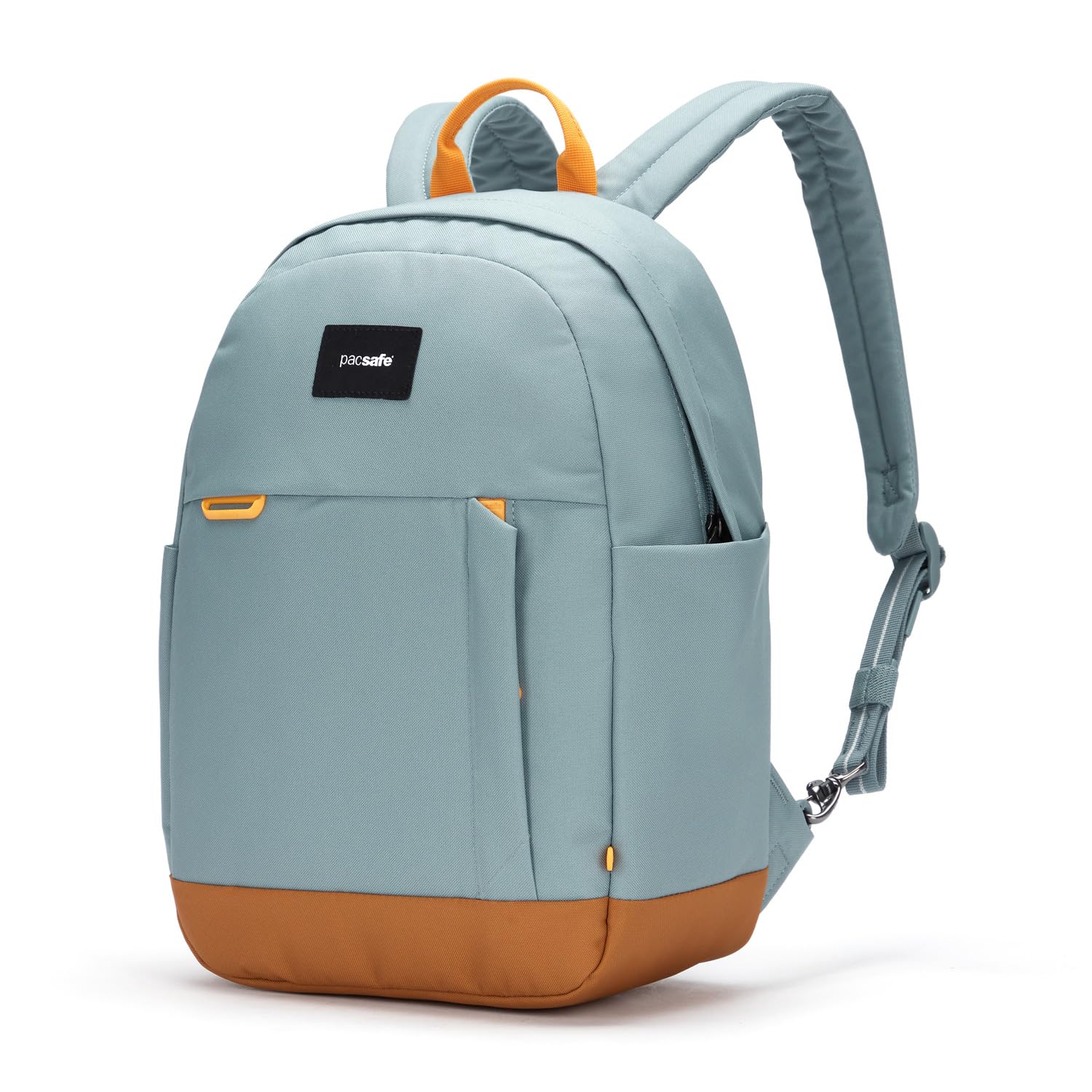 Pacsafe GO 15L Anti-Theft Travel Backpack - Lightweight & Secure Daypack for Commuters, Students & Tourists | RFID Protection & Cut-Resistant Straps | Perfect for Urban Travel, Daily Commute & Campus Use (Fresh Mint)