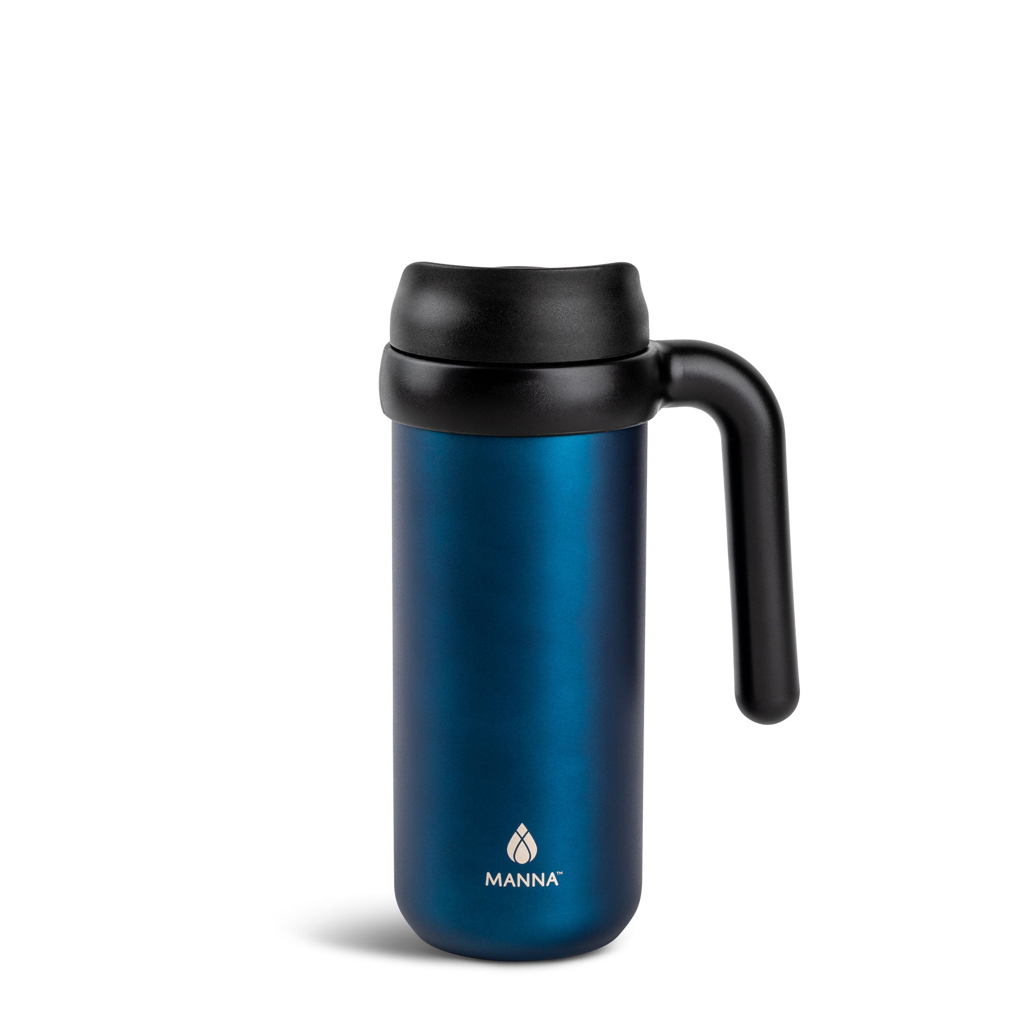 16 oz Insulated Mocha Travel Mug - Leak Proof Coffee Thermos for Commuting, Camping & Outdoor Adventures